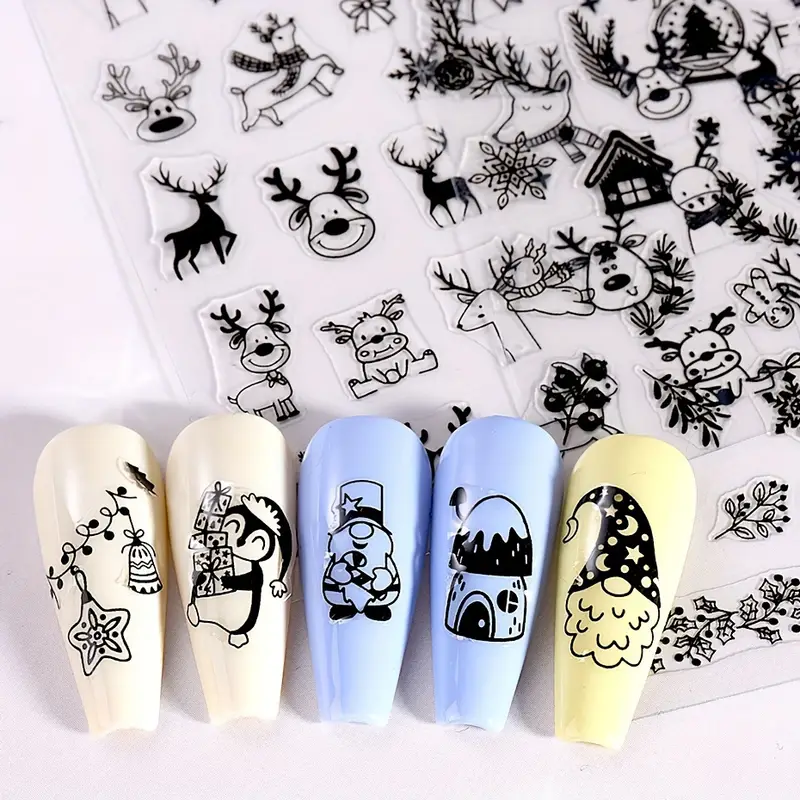 Creata Beauty Nail Decals - Christmas Theme