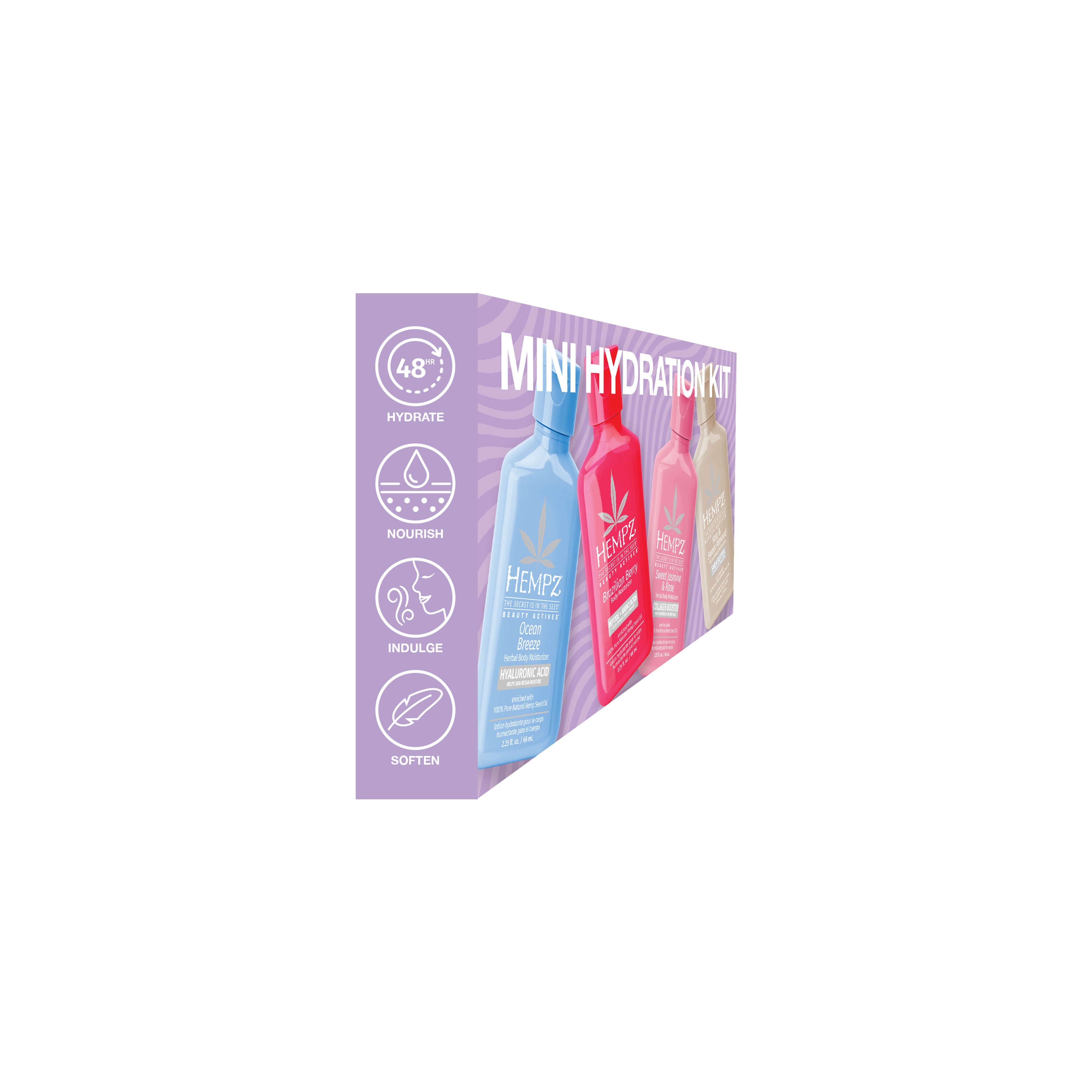 Hempz Mini Hydration Kit, Side