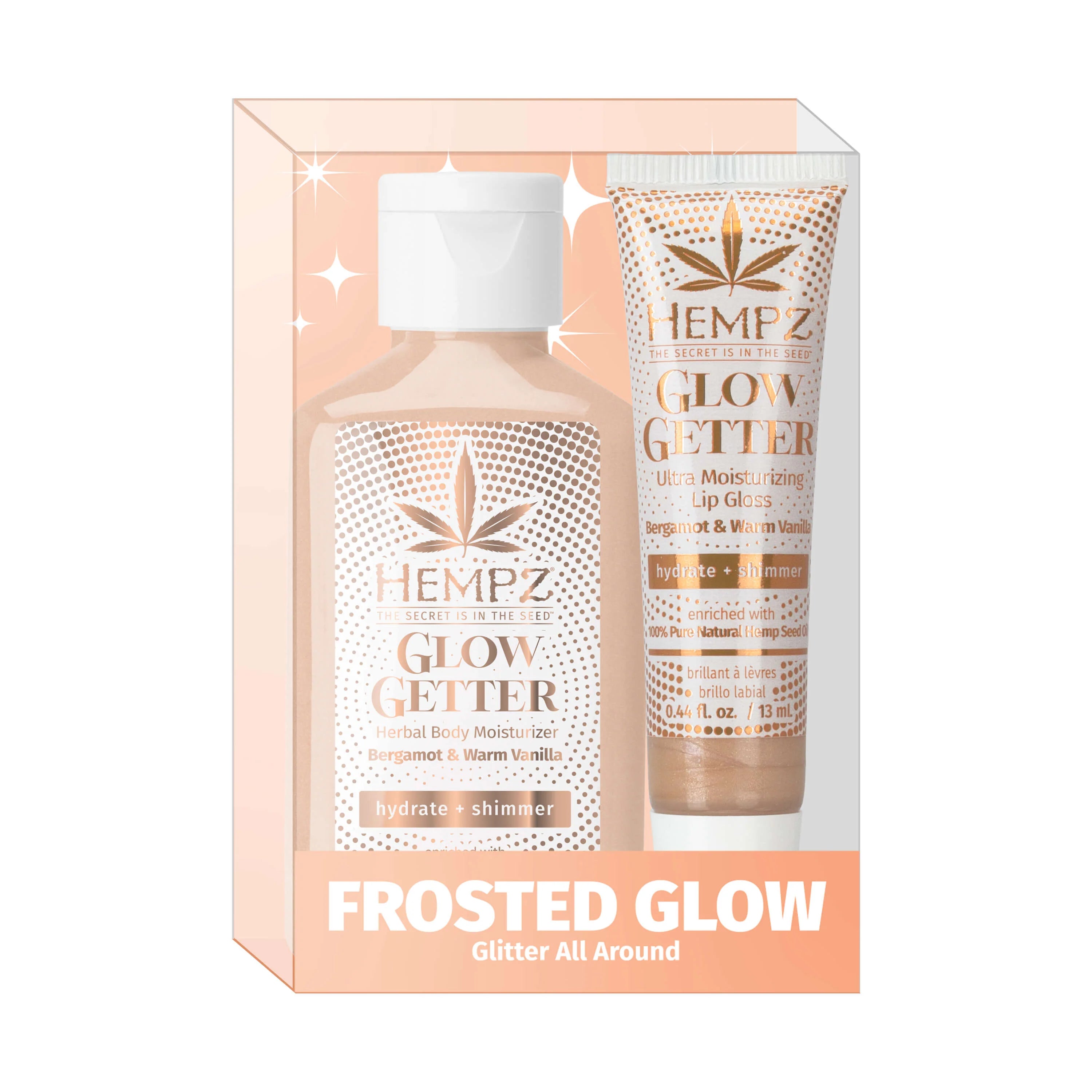 Hempz - Frosted Glow Getter Mini Lotion & Lip Gloss Gift Set