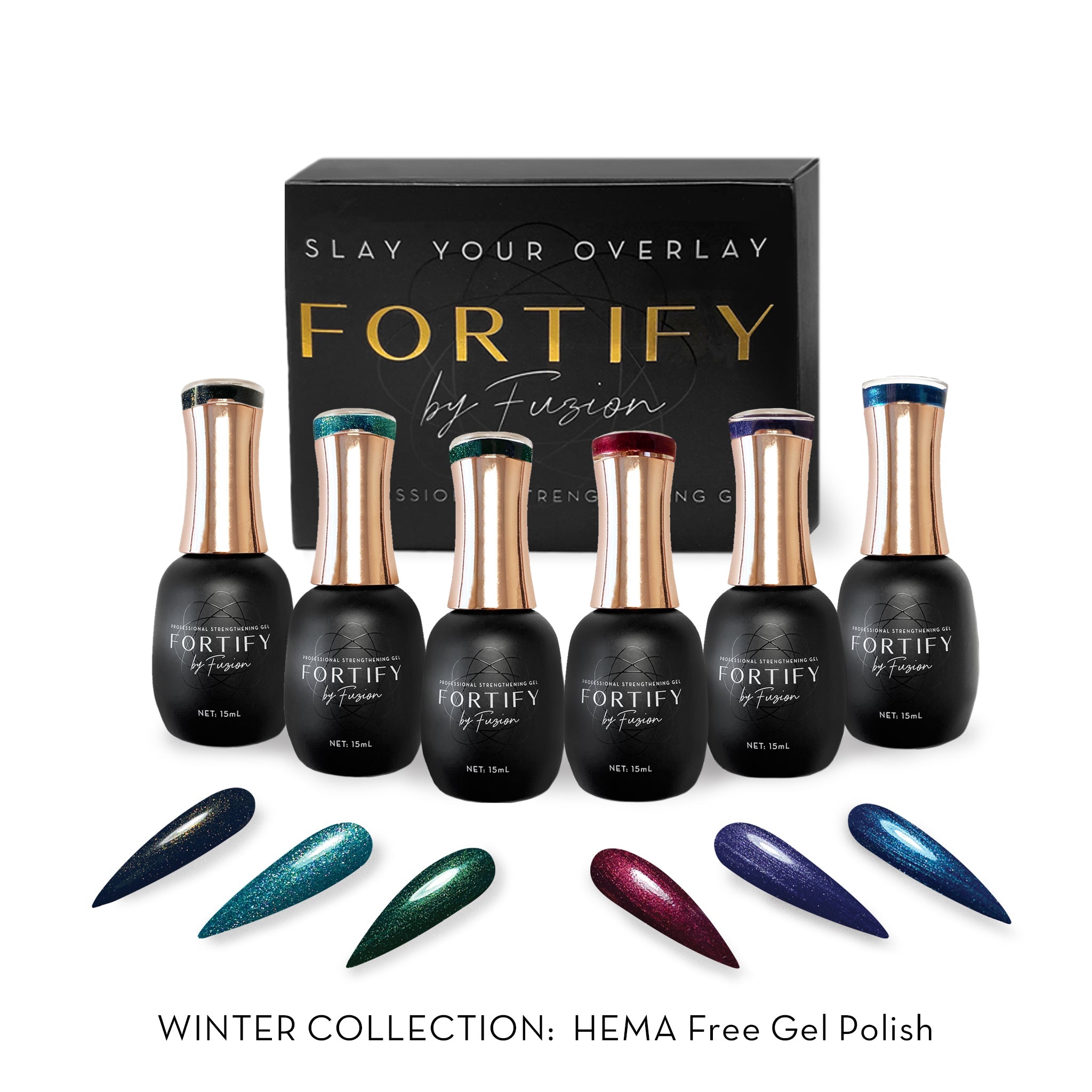 Fuzion Fortify - HEMA Free - Winter 2023 Polish Collection - Creata Beauty - Professional Beauty Products