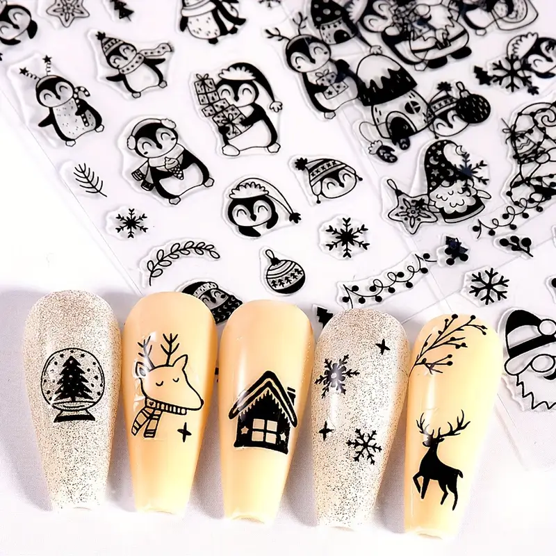 Creata Beauty Nail Decals - Christmas Theme