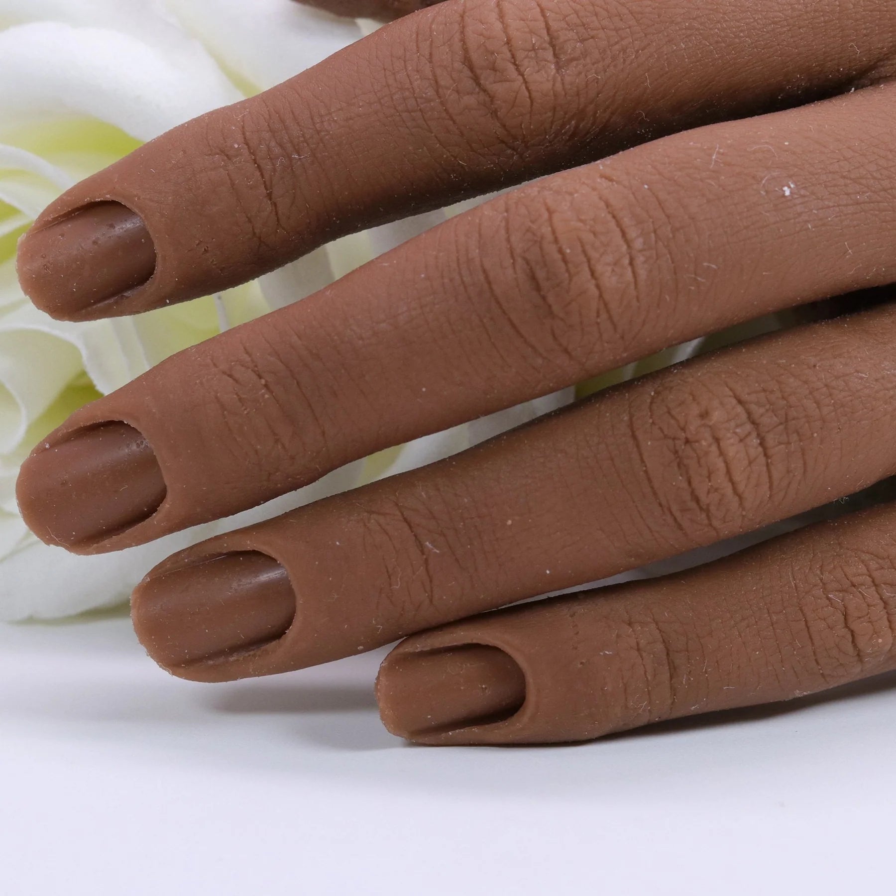 Red Iguana - Silicone Half Practice Hand - Creata Beauty - Professional Beauty Products