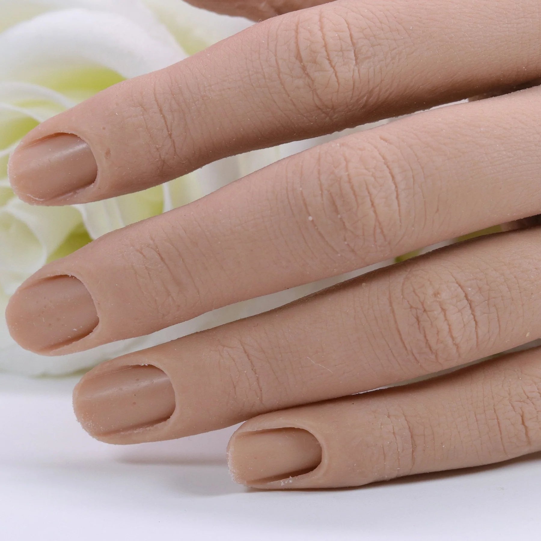 Red Iguana - Silicone Half Practice Hand - Creata Beauty - Professional Beauty Products