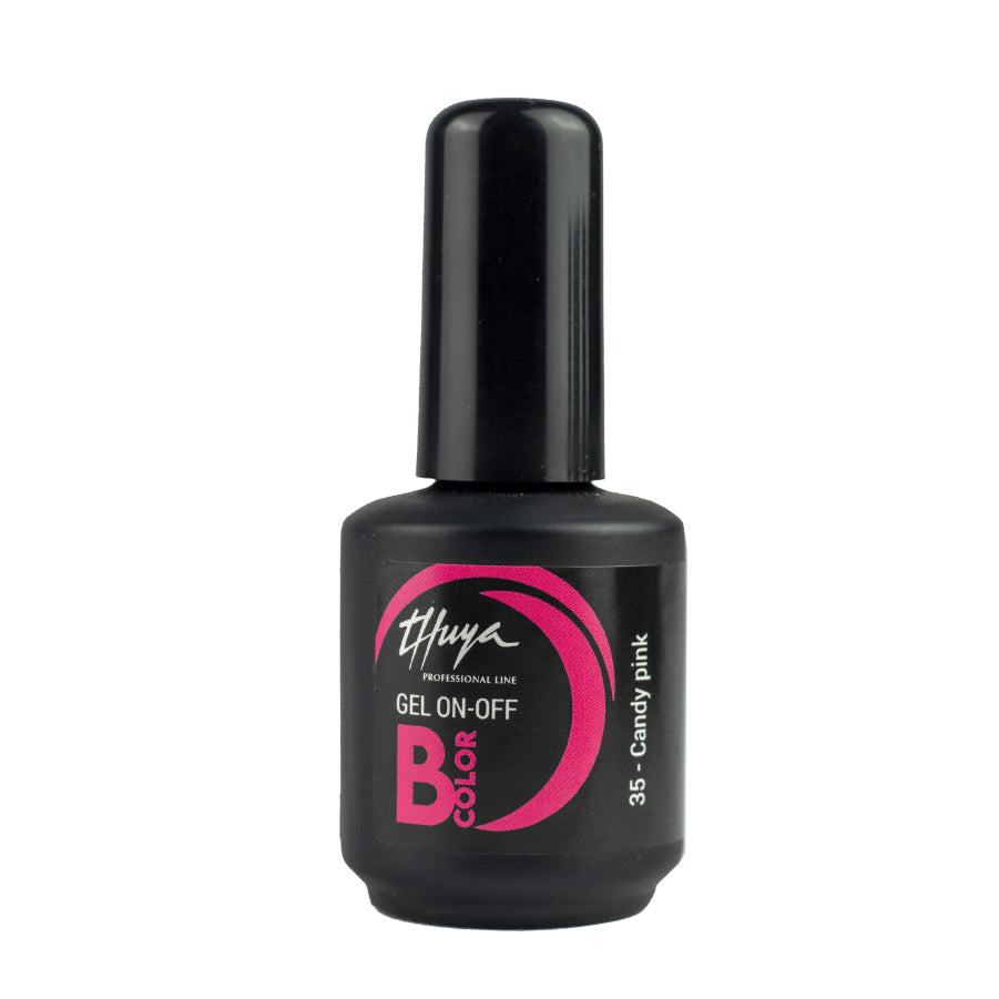 Thuya Nail Gel Polish -  On-Off B-Color - #35 Candy Pink