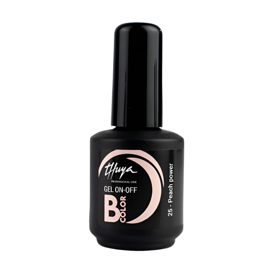 Thuya Nail Gel Polish -  On-Off B-Color - #25 Peach Power