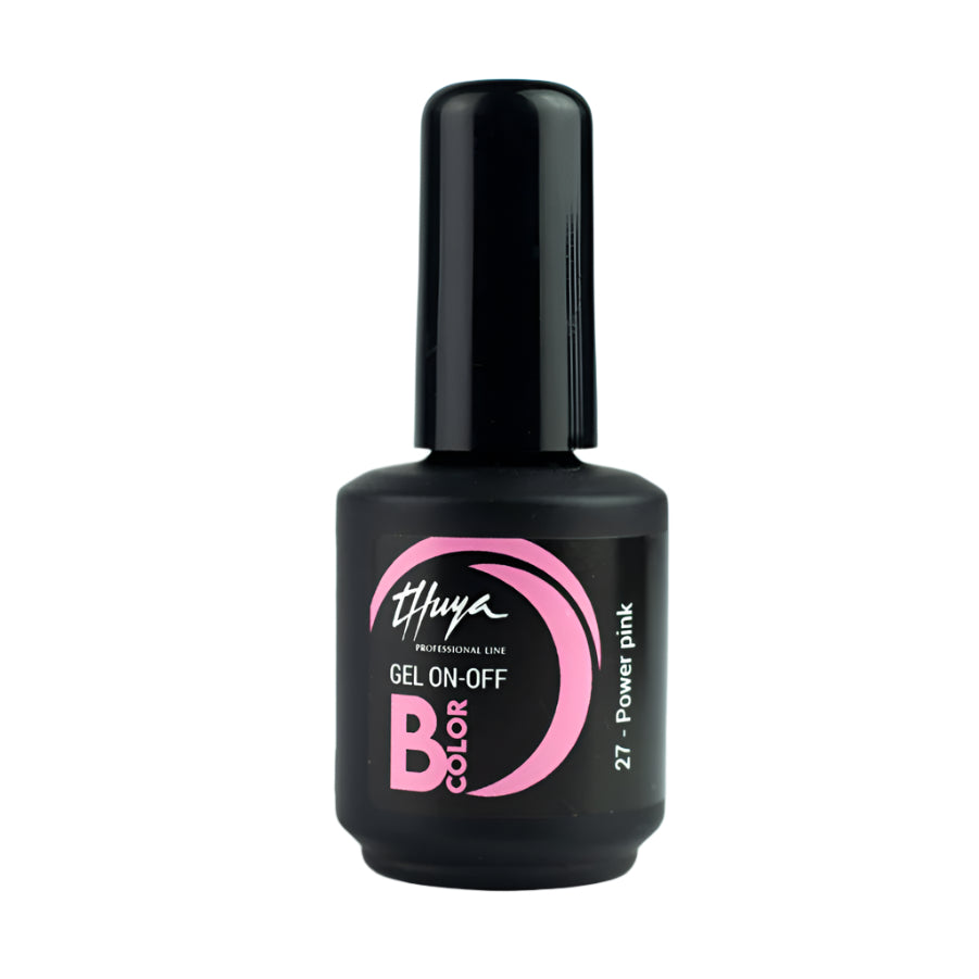 Thuya Nail Gel Polish -  On-Off B-Color - #27 Power Pink