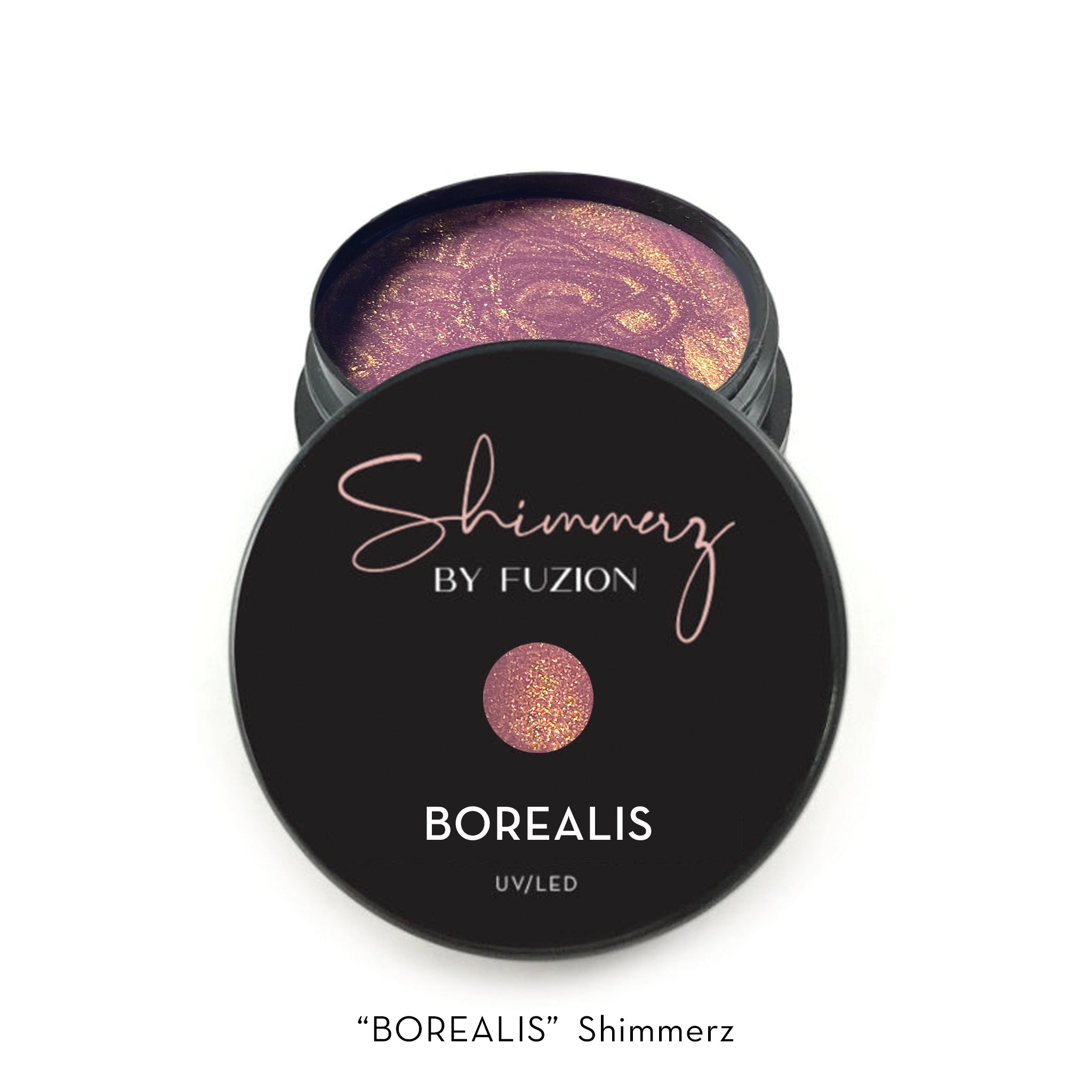 Fuzion Shimmerz Gel - Borealis - Creata Beauty - Professional Beauty Products