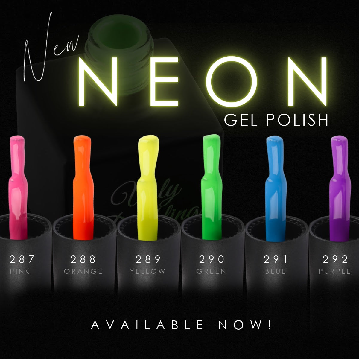 Ugly Duckling Gel Polish Kit - Neon Collection #287-292 - Creata Beauty - Professional Beauty Products
