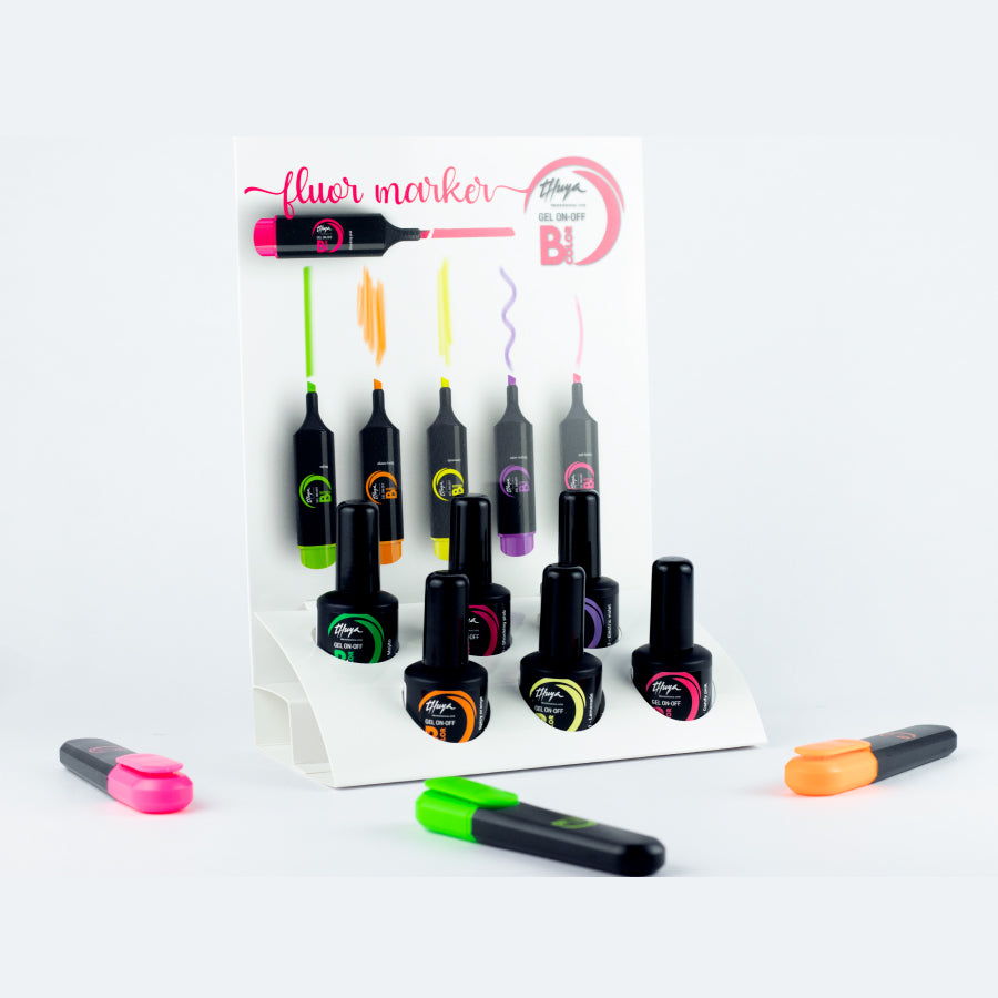 Thuya Nail Gel Polish - On-Off B-Color - Fluor Marker Collection