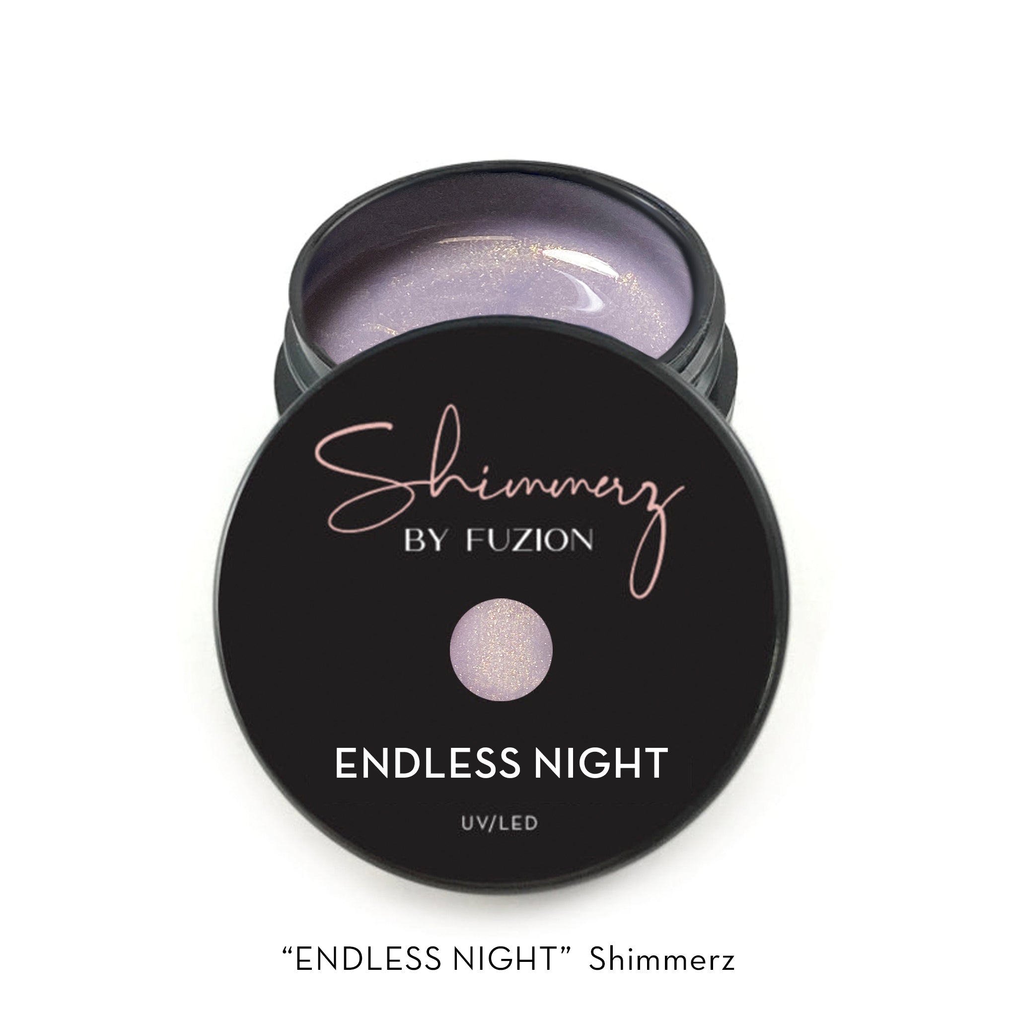 Fuzion Shimmerz Gel - Endless Night - Creata Beauty - Professional Beauty Products