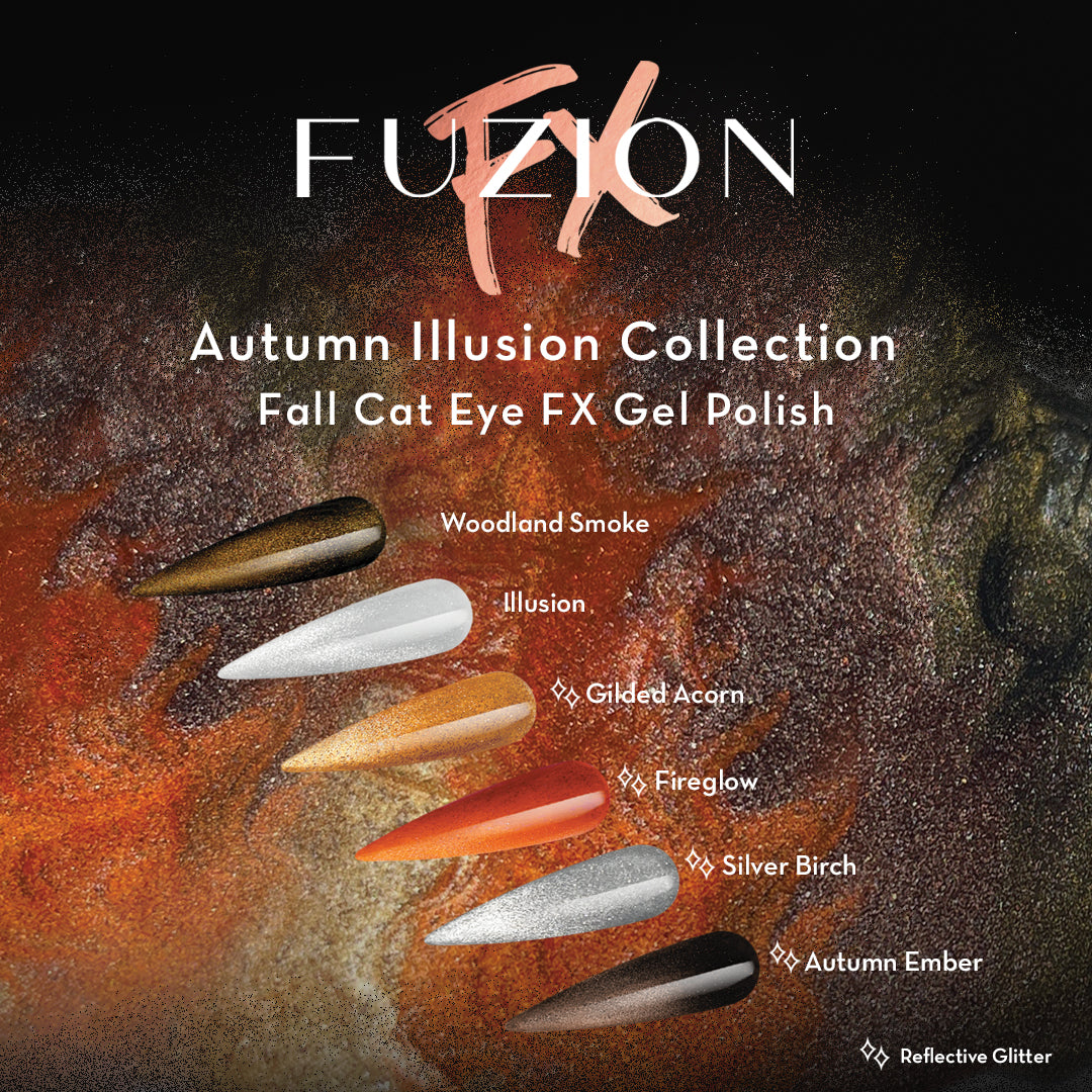 Fuzion FX - Gel Polish Collection | Cat Eye | Fall 2025 | Autumn Illusions | 6 x 15ml