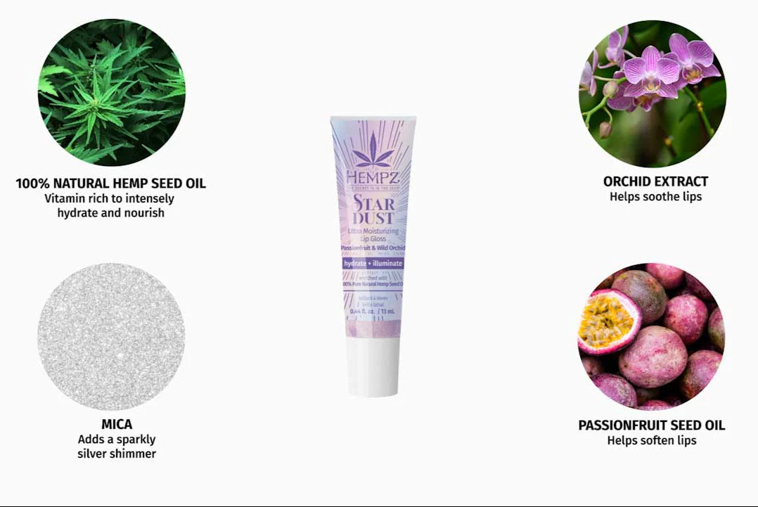 Hempz - Star Dust Herbal Lip Gloss