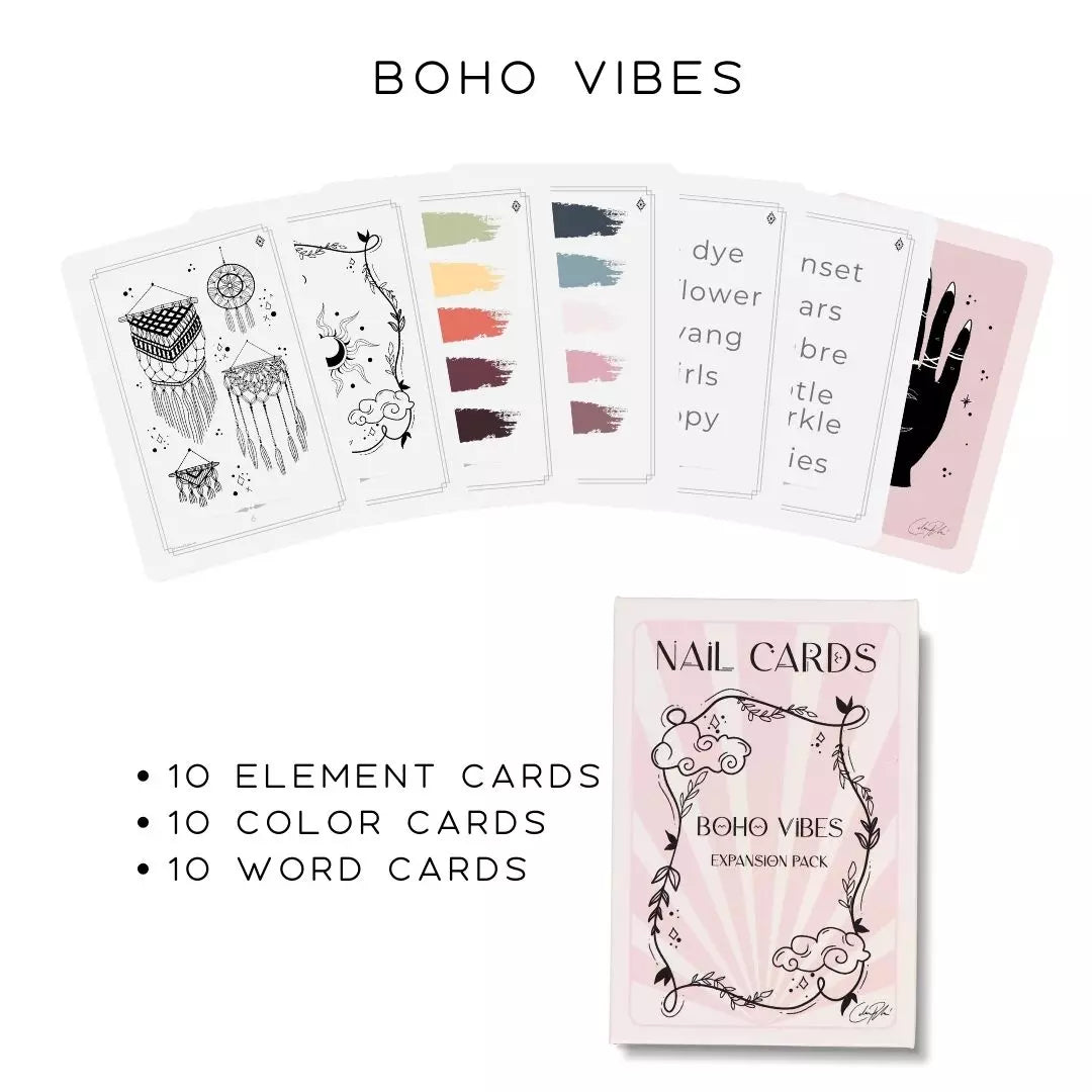 Moonflair - Boho Vibes Nail Cards Expansion Pack - Creata Beauty - Professional Beauty Products