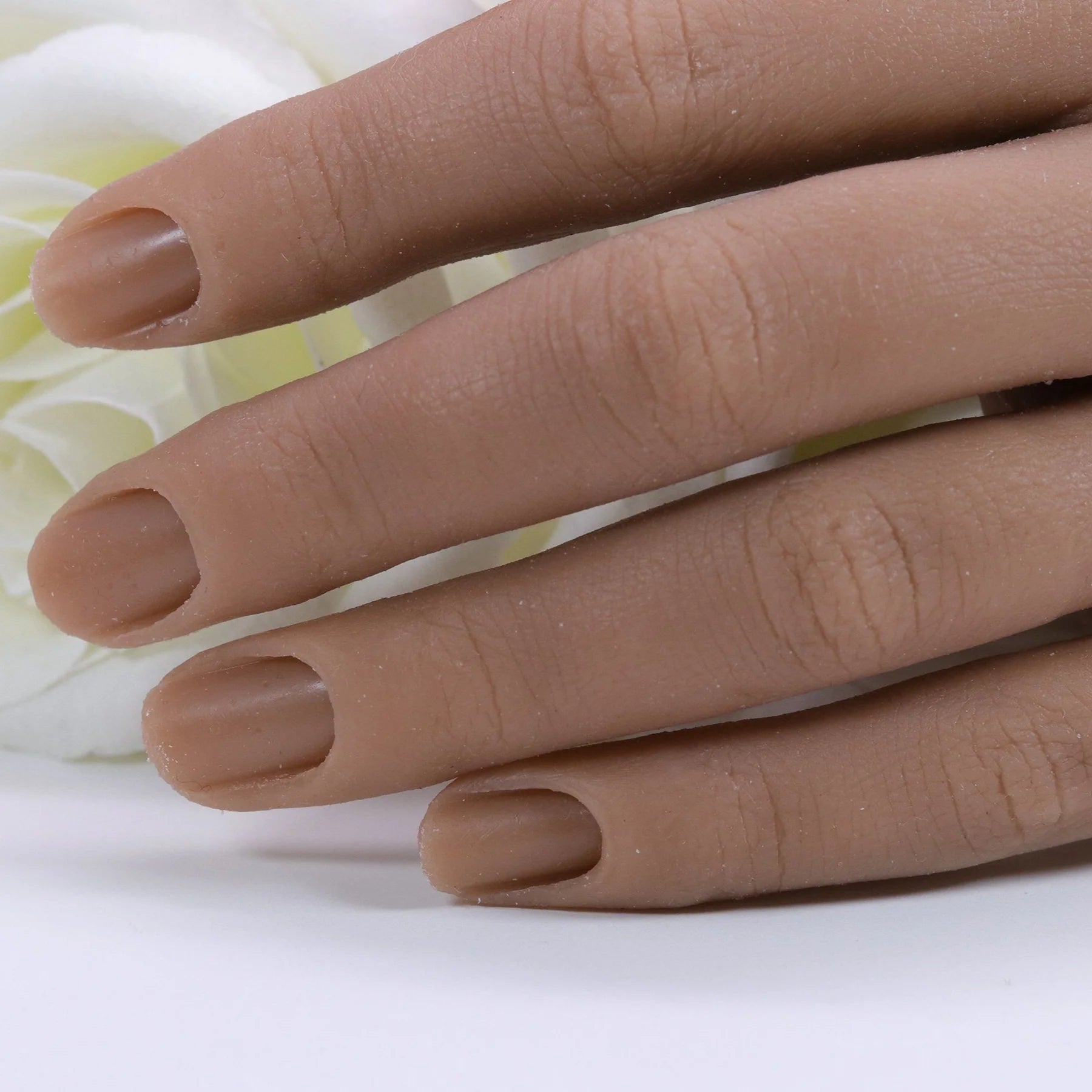 Red Iguana - Silicone Half Practice Hand - Creata Beauty - Professional Beauty Products