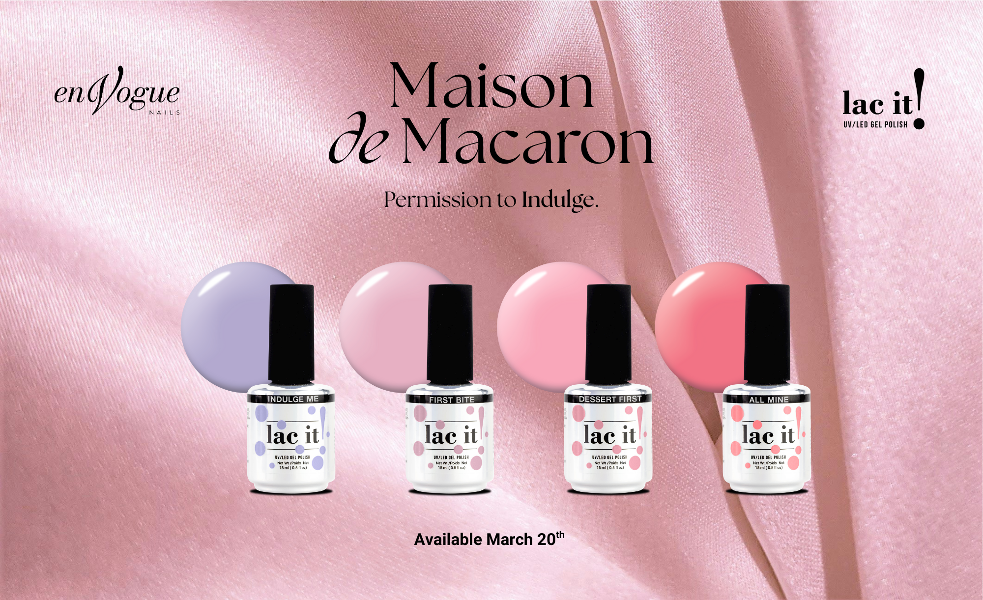 En Vogue Lac it! - Maison de Macaron Spring 2026 - 4 pack Collection