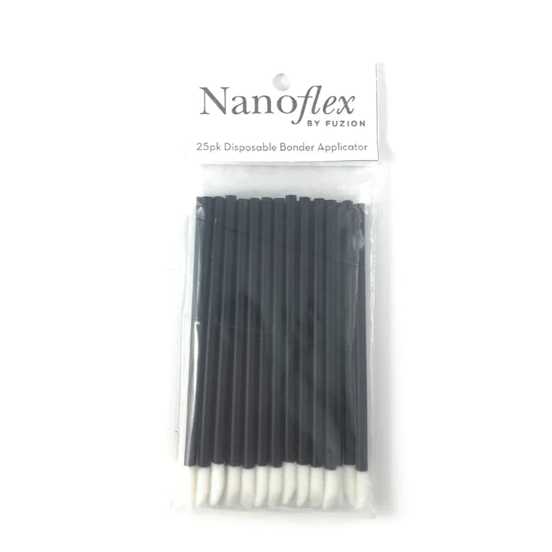 Fuzion - Nanoflex Bonder Applicator Brushes - Pk of 25 - Creata Beauty - Professional Beauty Products