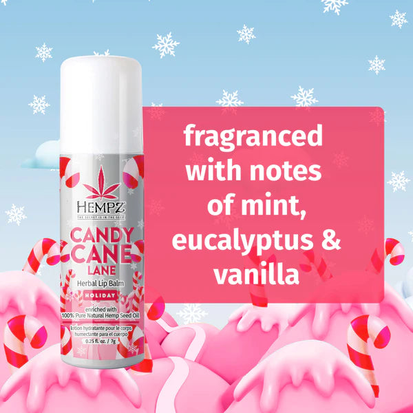Hempz - Candy Cane Lane Herbal Lip Balm - Creata Beauty - Professional Beauty Products