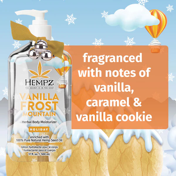 Hempz - Vanilla Frosted Mountain Herbal Body Moisturizer - Creata Beauty - Professional Beauty Products