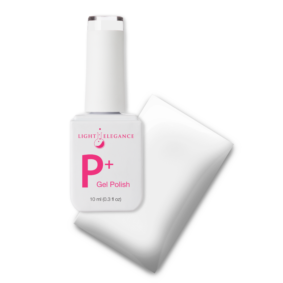 Light Elegance P+ Soak Off Color Gel - Classic White :: New Packaging