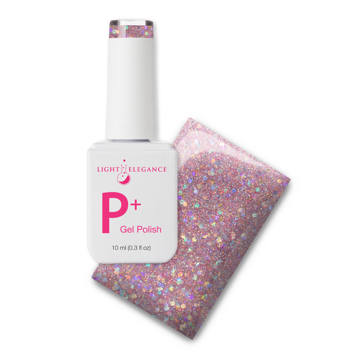 Light Elegance P+ Soak Off Glitter Gel - Free Spirit :: New Packaging