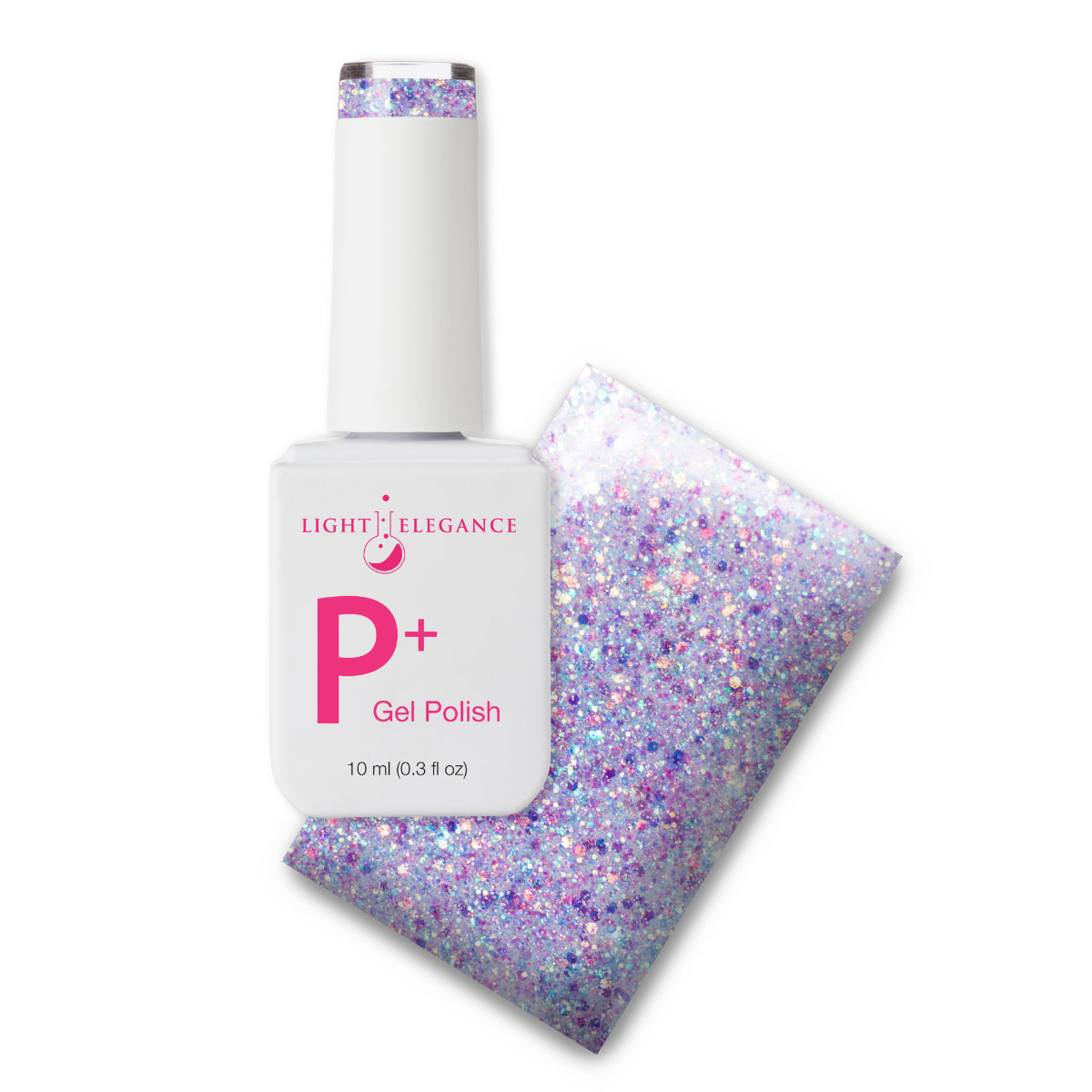 Light Elegance P+ Soak Off Glitter Gel - In My Happy Place :: New Packaging - Creata Beauty - Professional Beauty Products