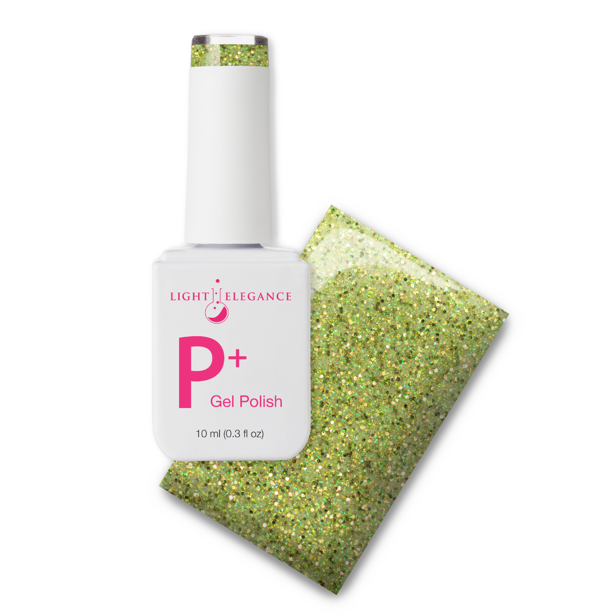Light Elegance P+ Soak Off Glitter Gel - Peace and Love :: New Packaging