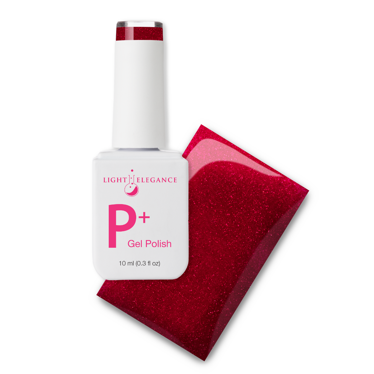 Light Elegance P+ Soak Off Glitter Gel - Red Chandelier :: New Packaging