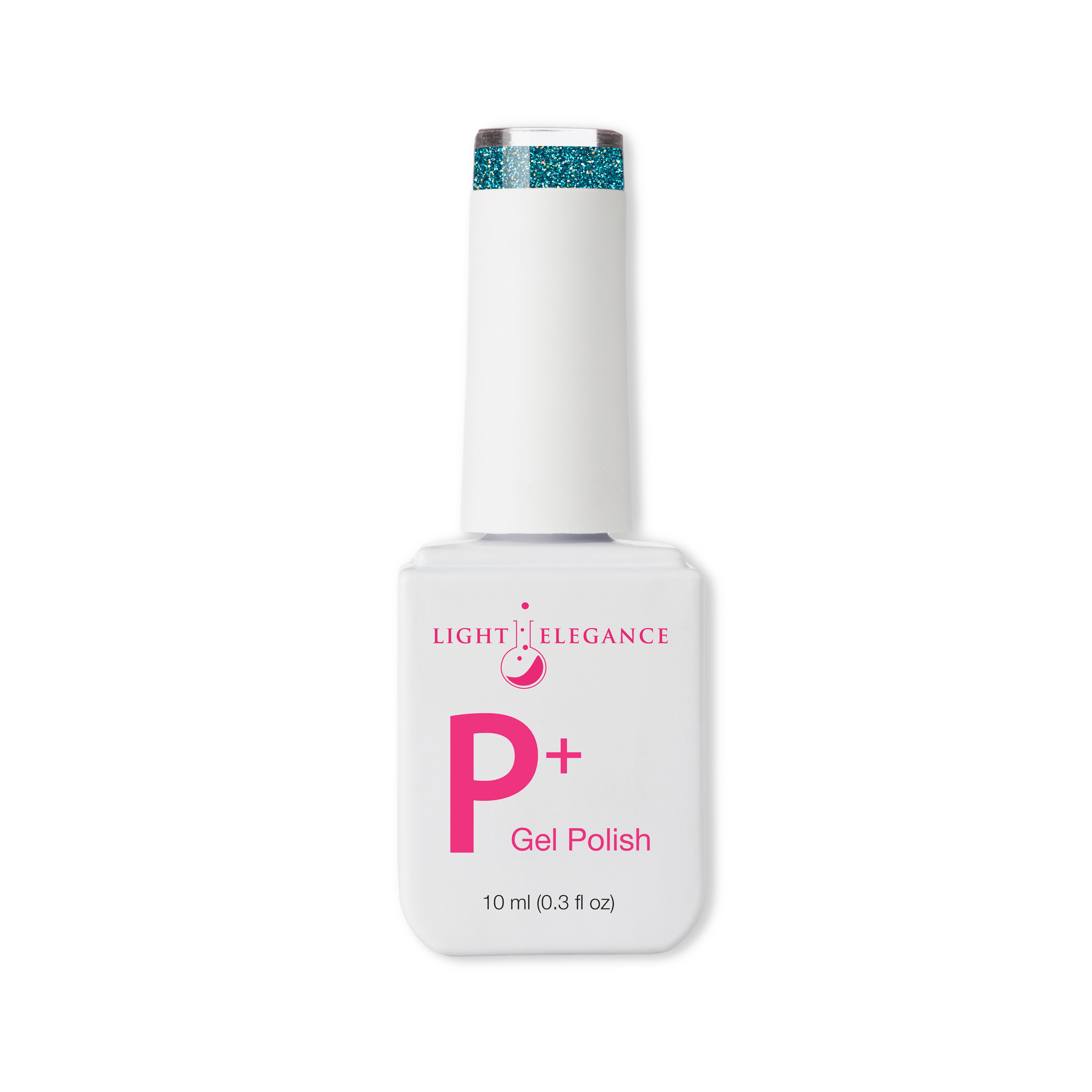 Light Elegance P+ Soak Off Glitter Gel - Blast Off Blue :: New Packaging - Creata Beauty - Professional Beauty Products