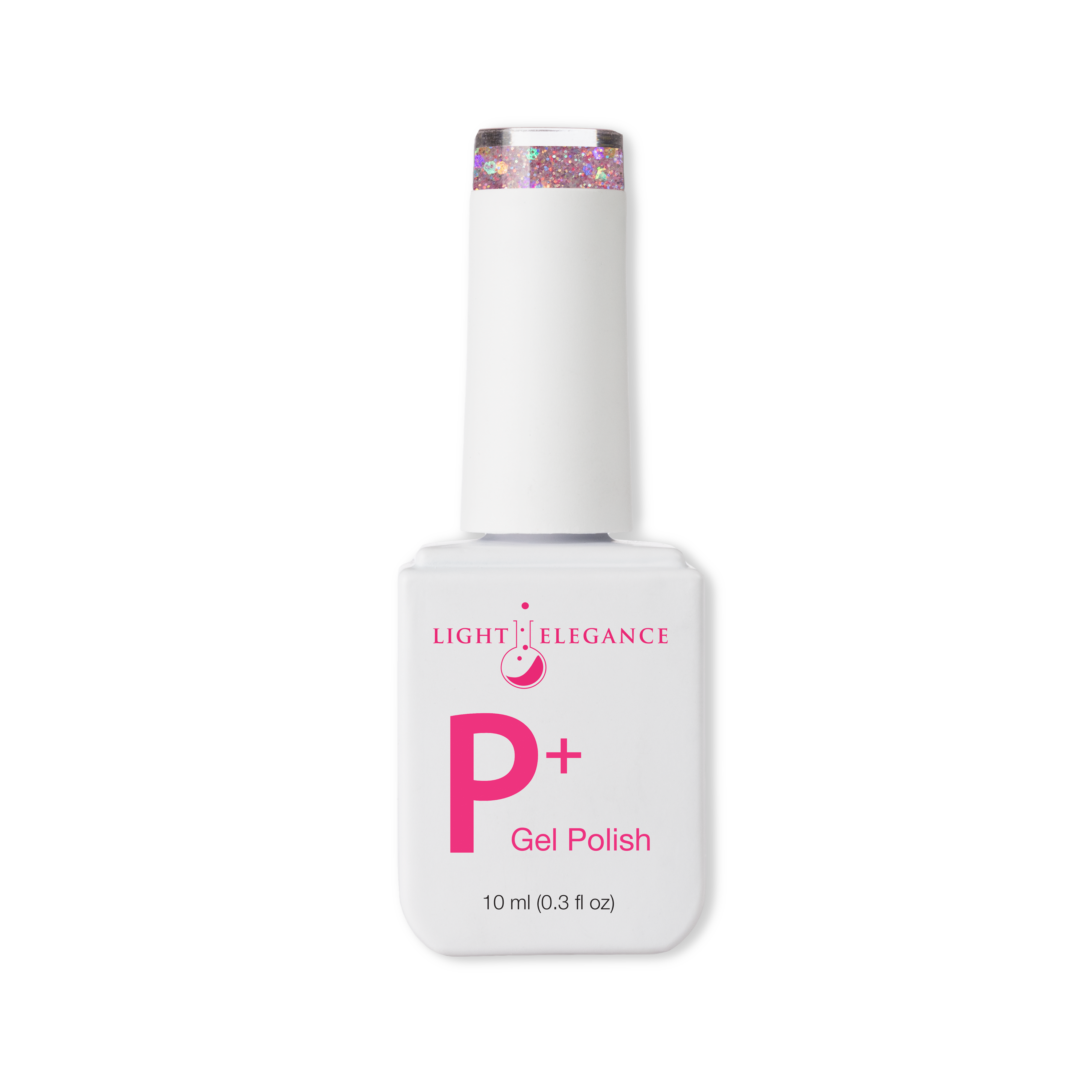 Light Elegance P+ Soak Off Glitter Gel - Free Spirit :: New Packaging - Creata Beauty - Professional Beauty Products