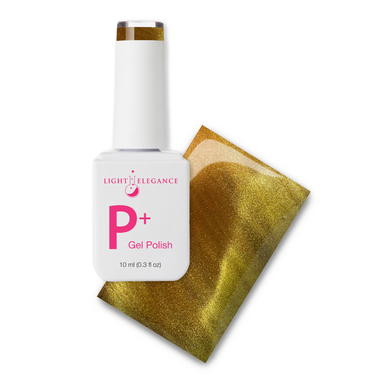Light Elegance P+ Cat Eye Gel Polish - Golden Kitty