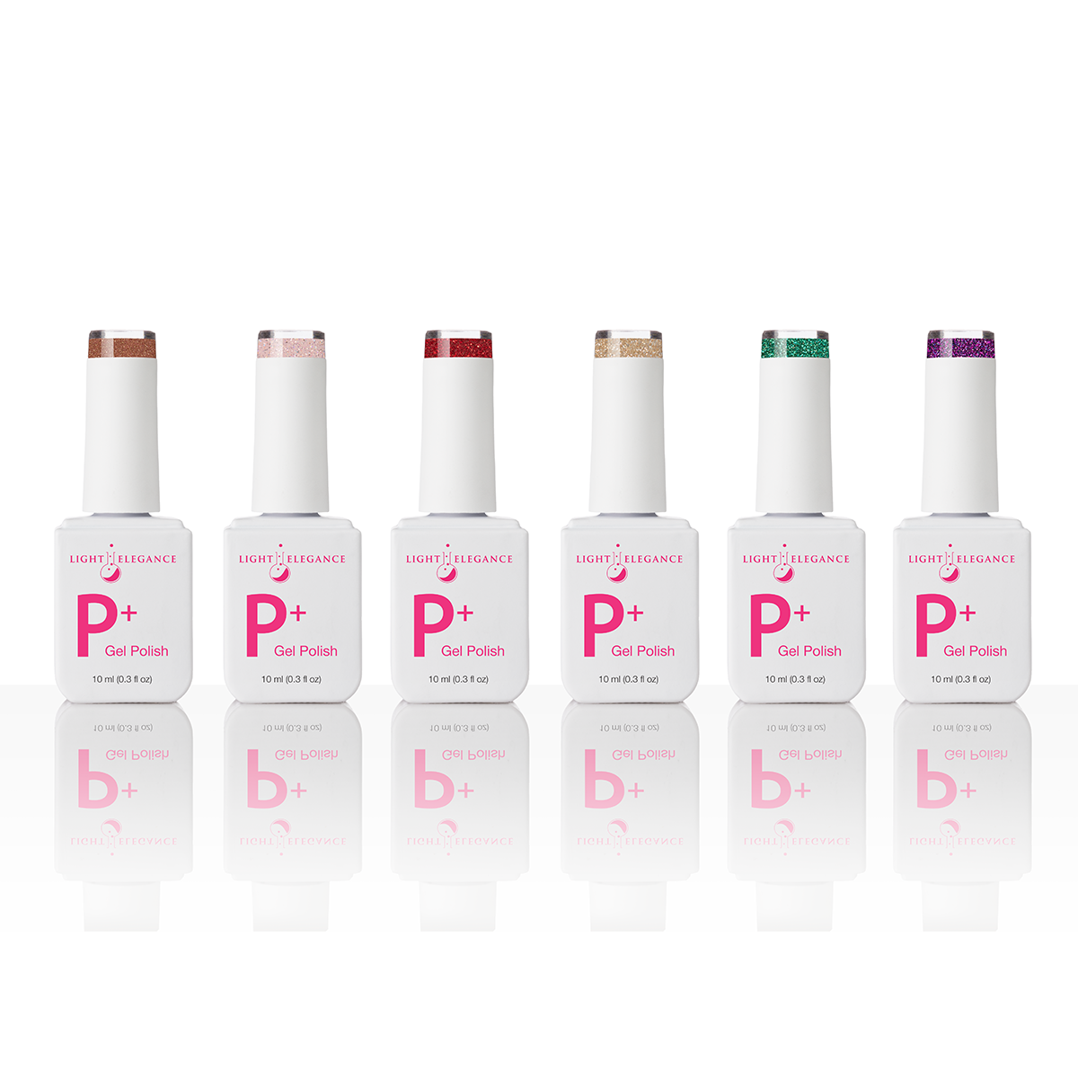 Light Elegance P+ Glitter Gel Polish Collection - Fall/Winter 2025 - Dare to Indulge