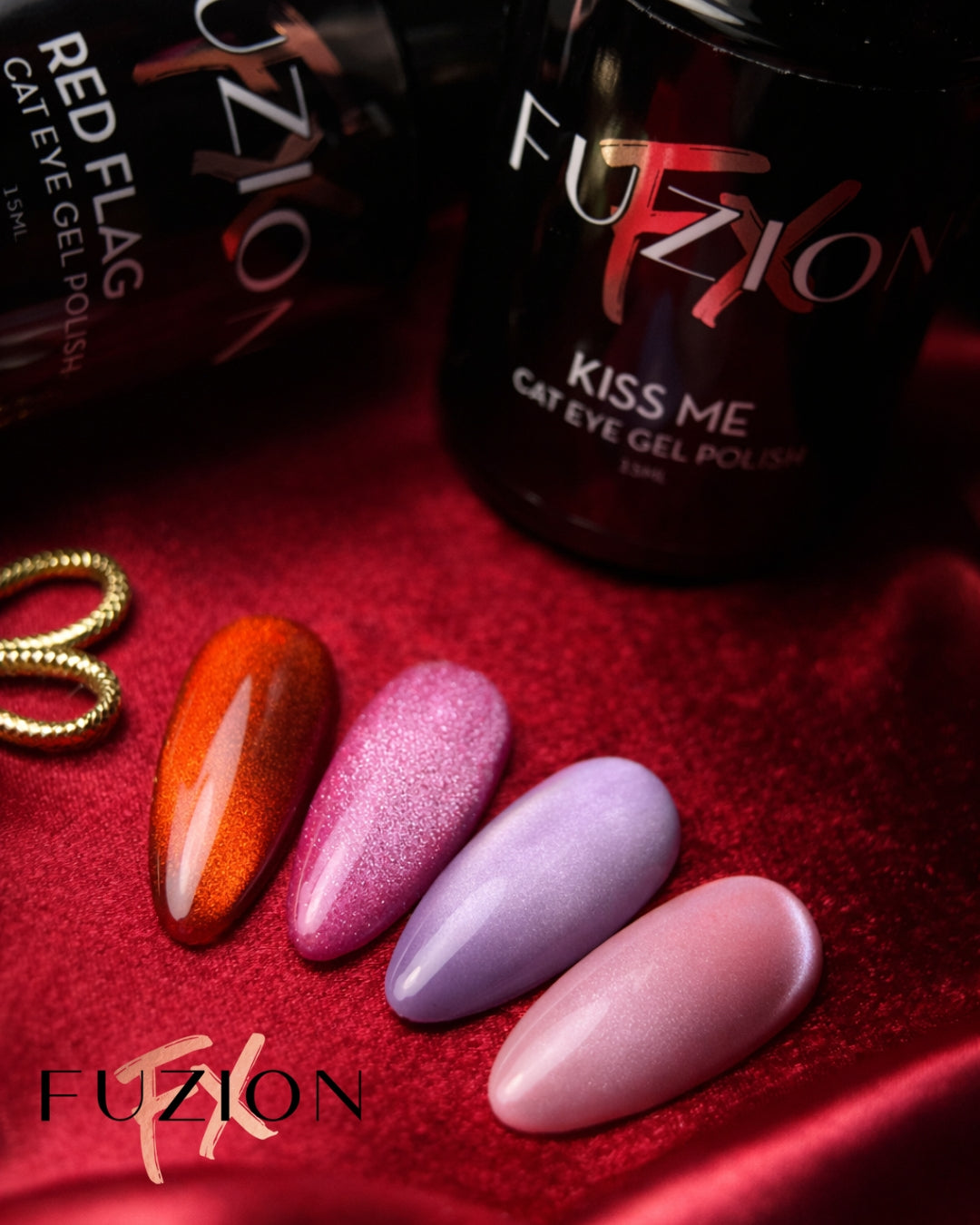 Fuzion FX - Gel Polish Collection | Valentine's 2026 | 4 x 15ml