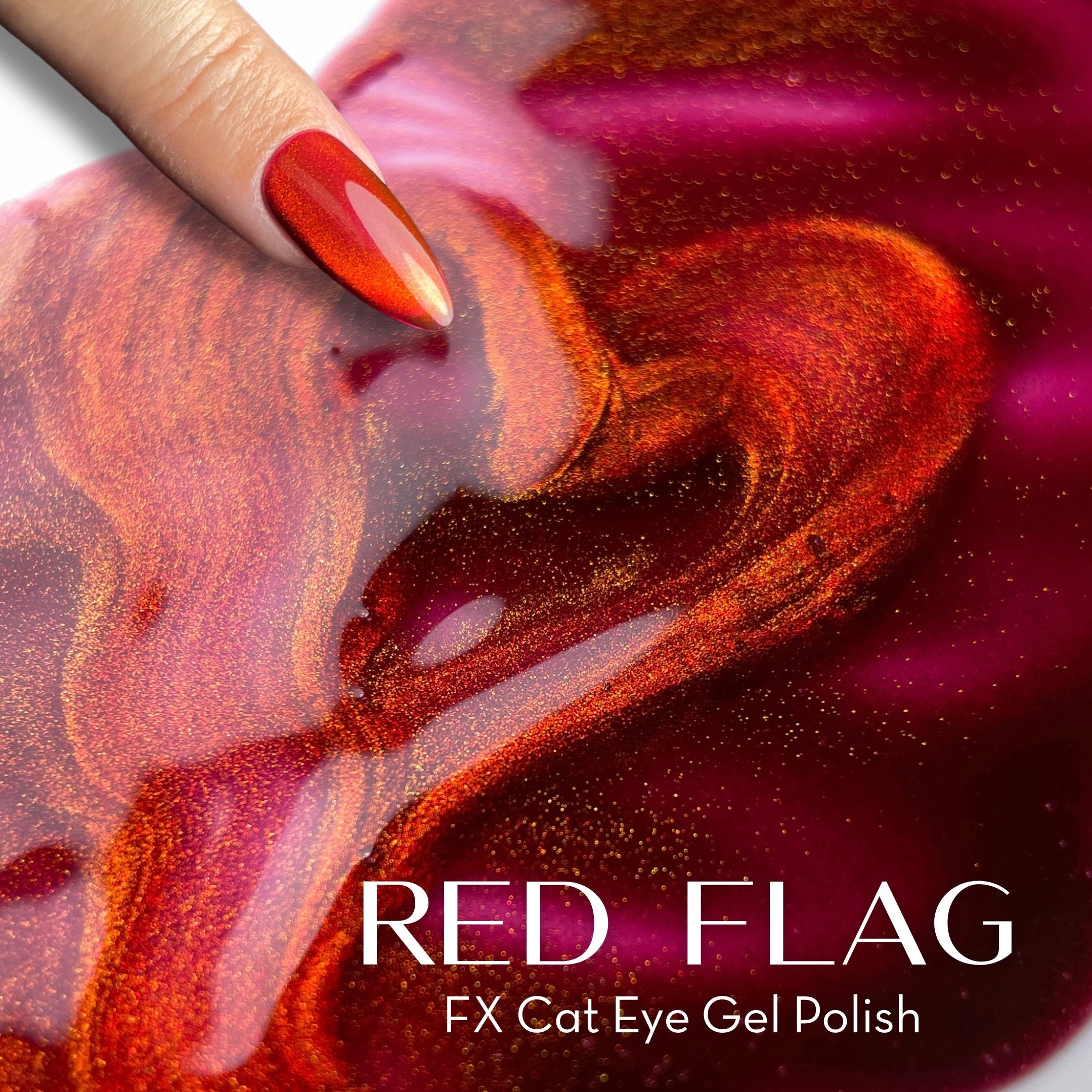 Fuzion FX - Gel Polish | Cat Eye | Red Flag