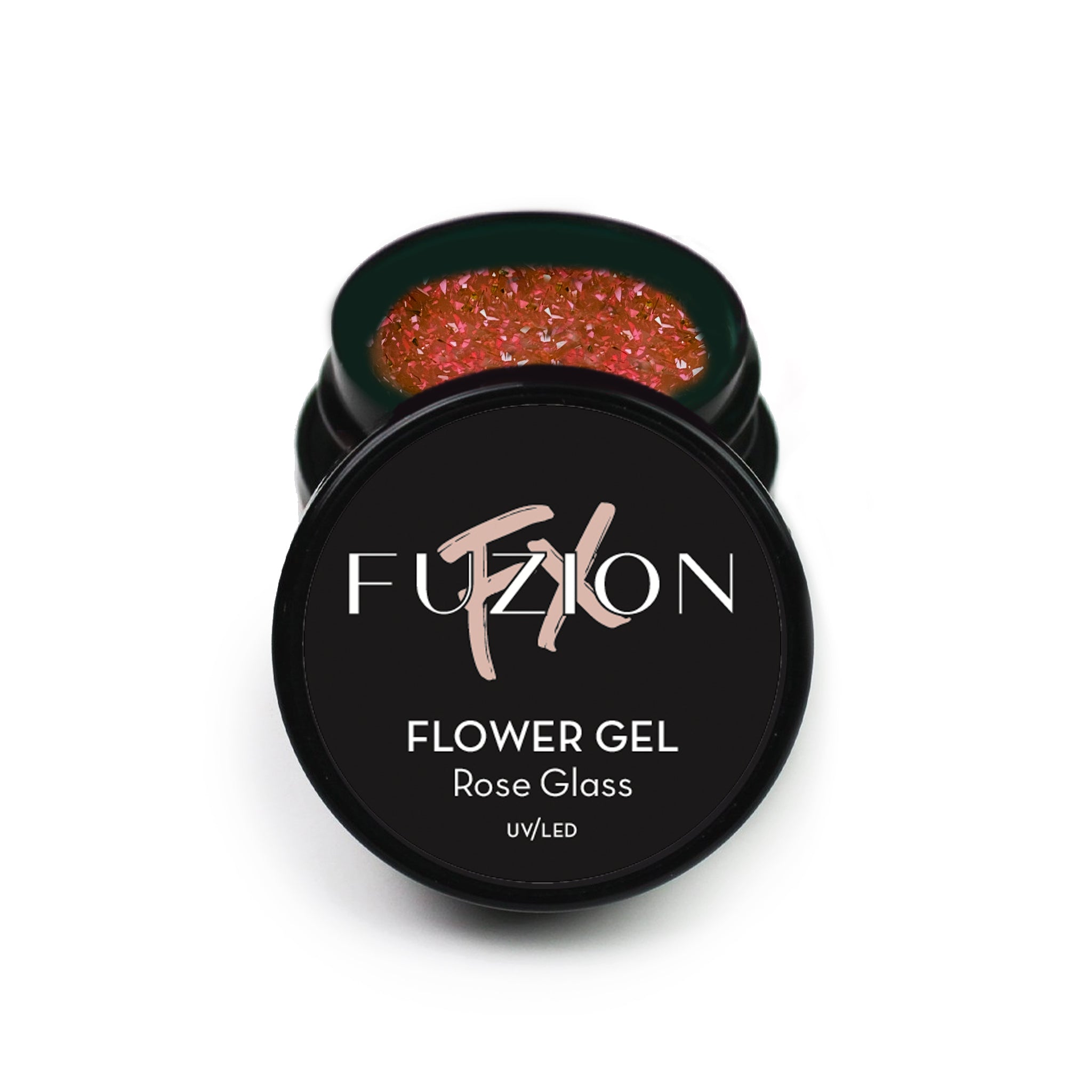 Fuzion FX - Flower Gel - Rose Glass - Creata Beauty - Professional Beauty Products