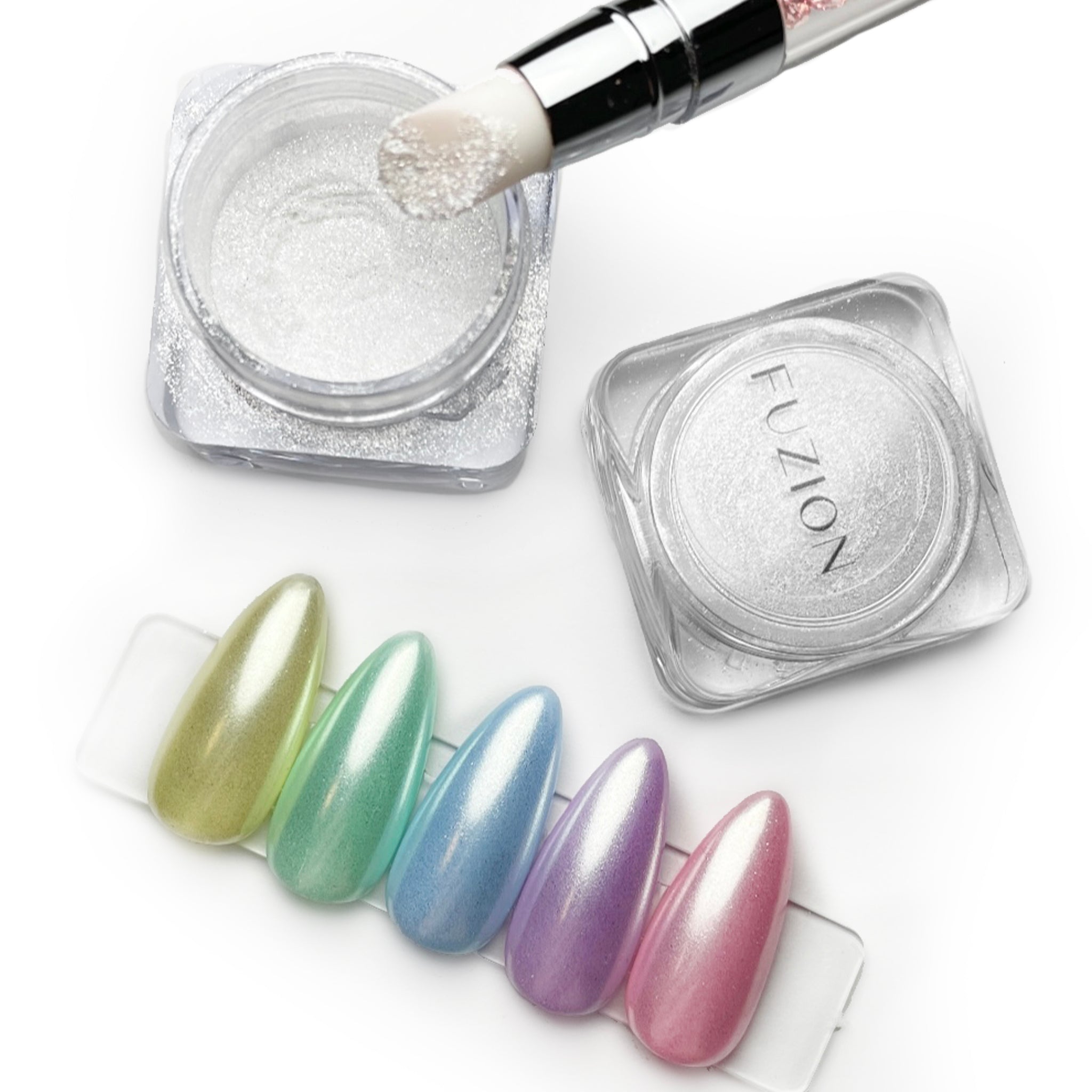 Fuzion White Chrome Pigment - Creata Beauty - Professional Beauty Products