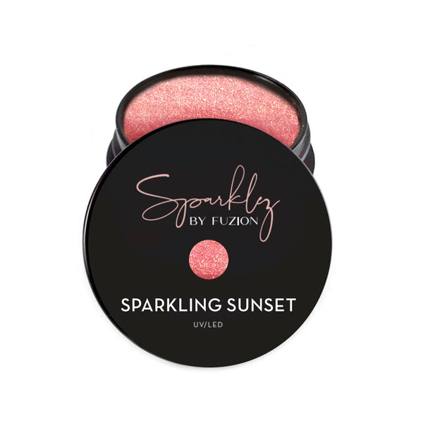 Fuzion Sparklez Gel - Sparkling Sunset - Creata Beauty - Professional Beauty Products