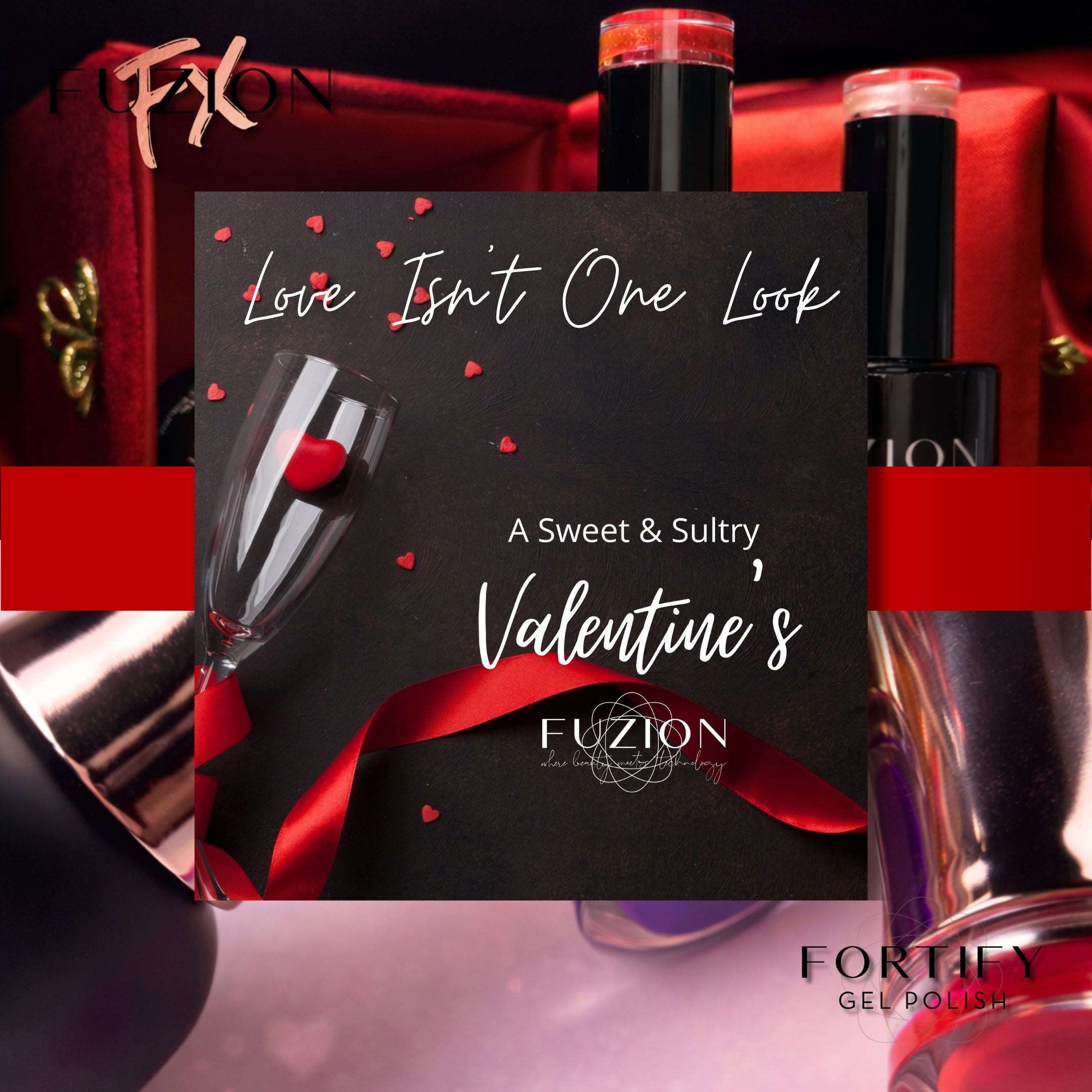 Fuzion Fortify - HEMA Free - Polish Collection 129-131 - Valentine's 2026