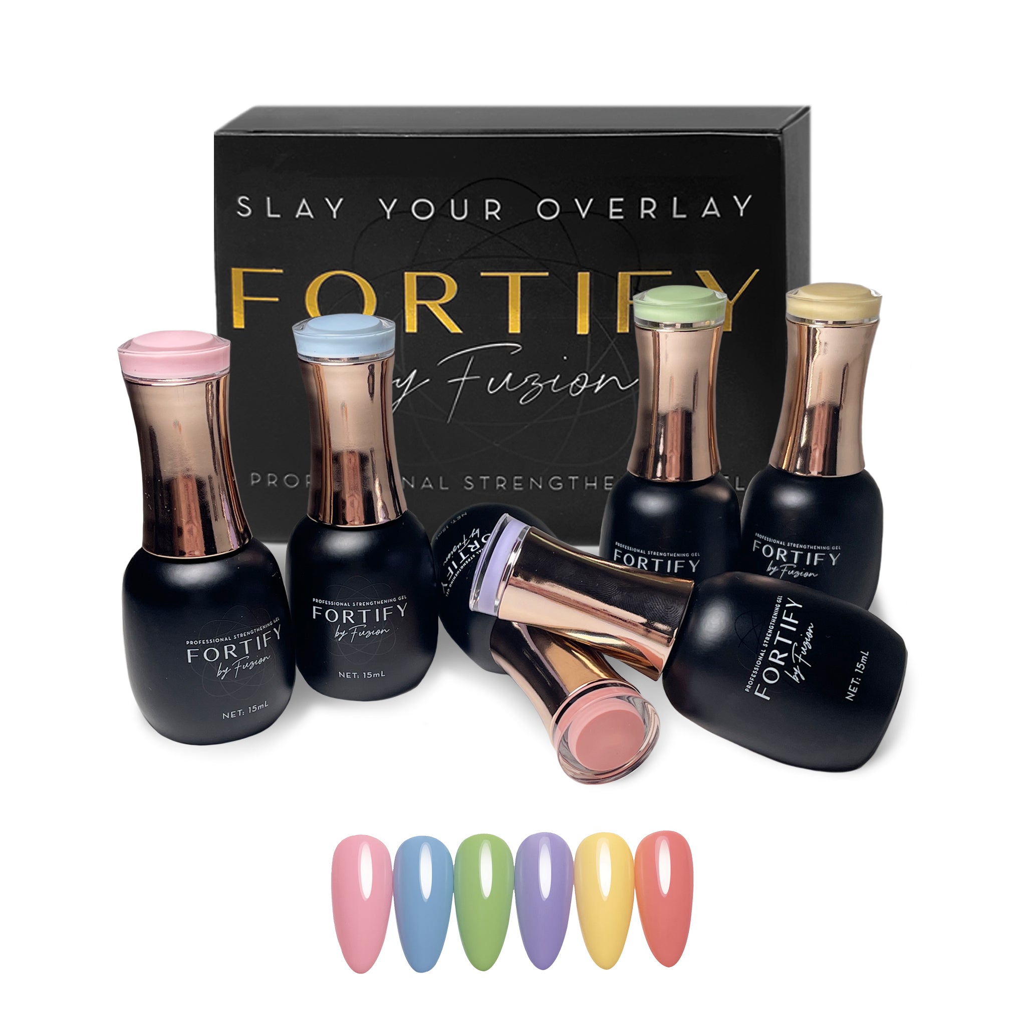 Fuzion Fortify - HEMA Free - Polish Collection 117-122 - Sunset Sorbet