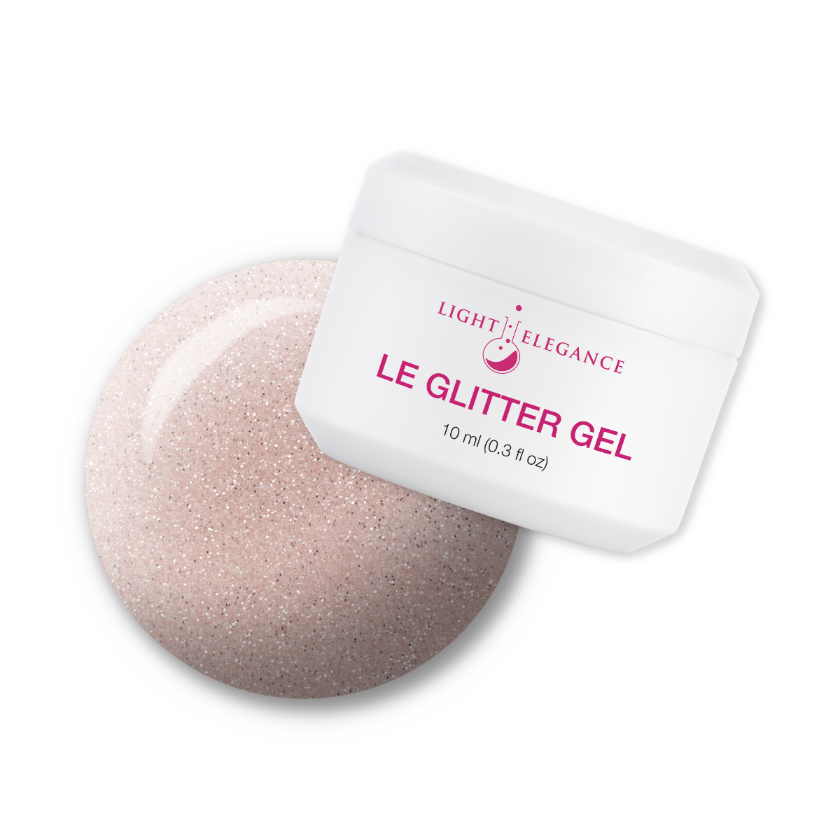 Light Elegance Glitter Gel - A Couple of Coconuts :: New Packaging - Creata Beauty - Professional Beauty Products