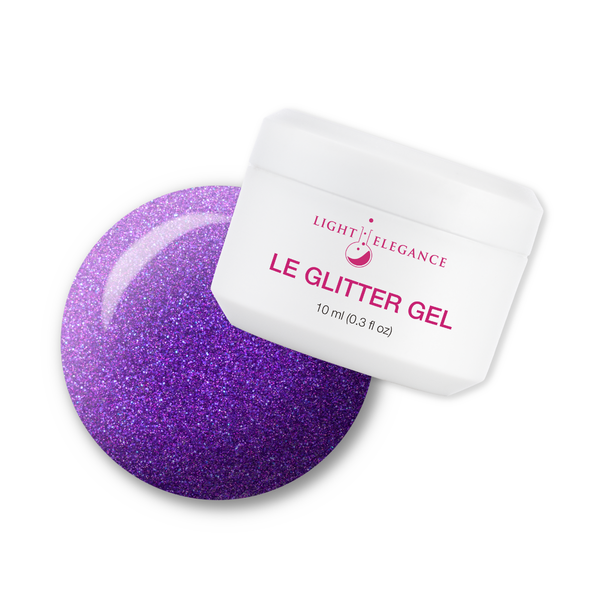Light Elegance Glitter Gel - Amethyst Kiss - Creata Beauty - Professional Beauty Products