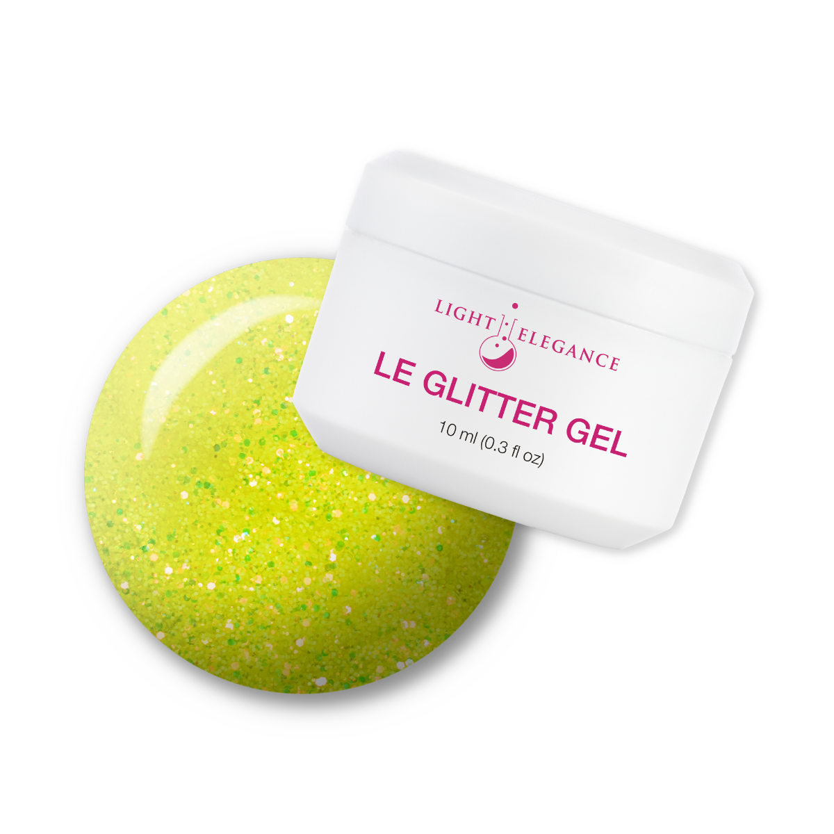 Light Elegance Glitter Gel - Bad Banana :: New Packaging - Creata Beauty - Professional Beauty Products