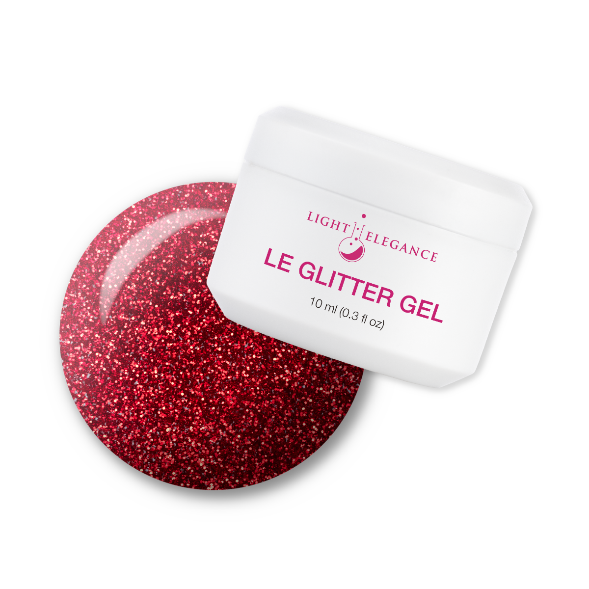 Light Elegance Glitter Gel - Be Mine :: New Packaging - Creata Beauty - Professional Beauty Products