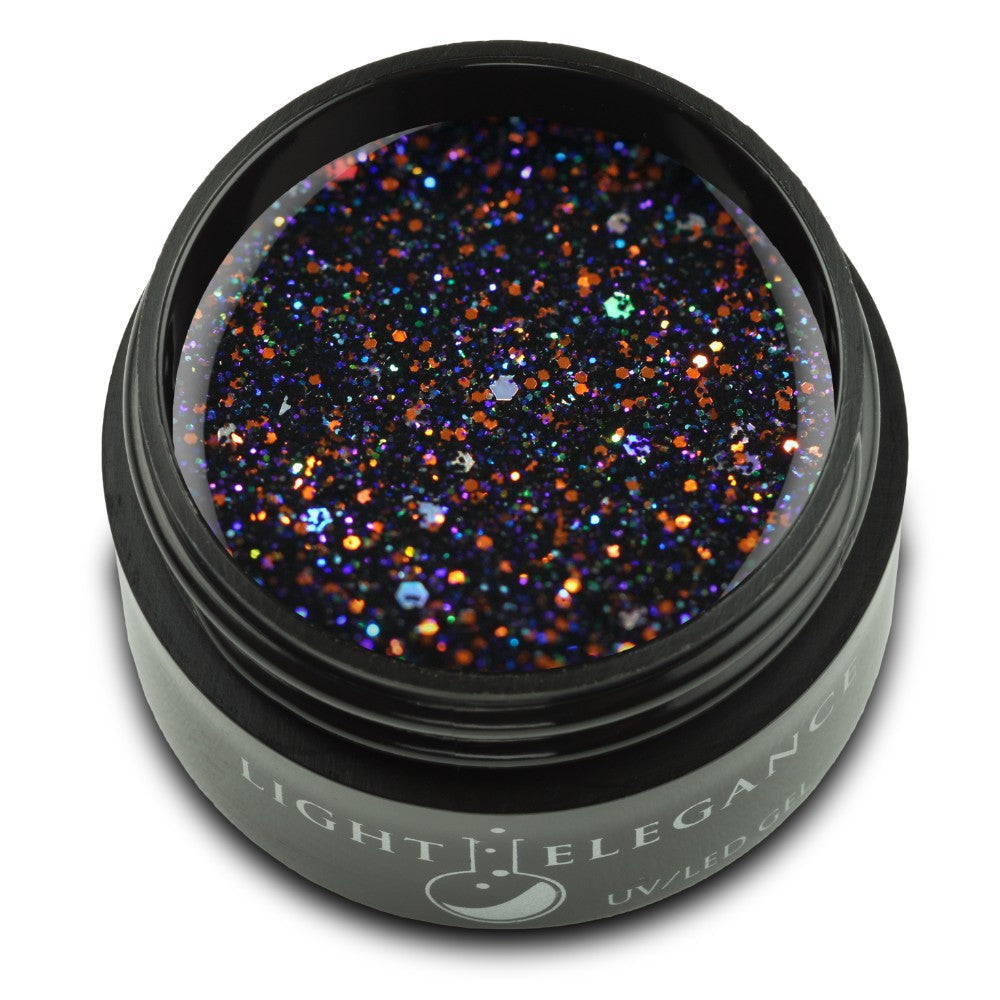 Light Elegance Glitter Gel - Black Magic - Creata Beauty - Professional Beauty Products