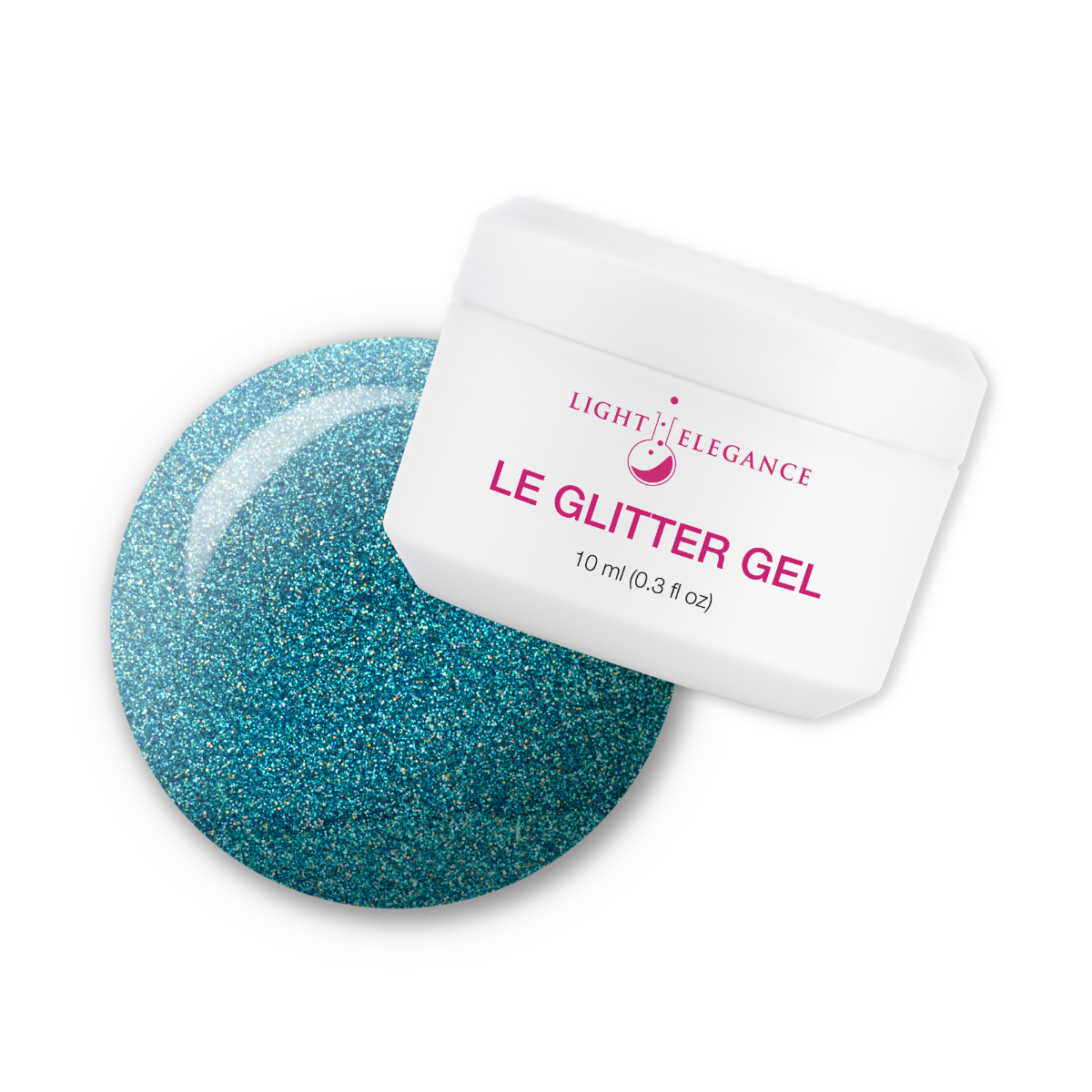 Light Elegance Glitter Gel - Blast Off Blue :: New Packaging - Creata Beauty - Professional Beauty Products