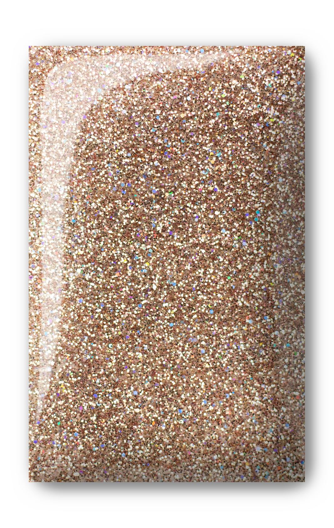 Light Elegance P+ Soak Off Glitter Gel - Champagne :: New Packaging - Creata Beauty - Professional Beauty Products