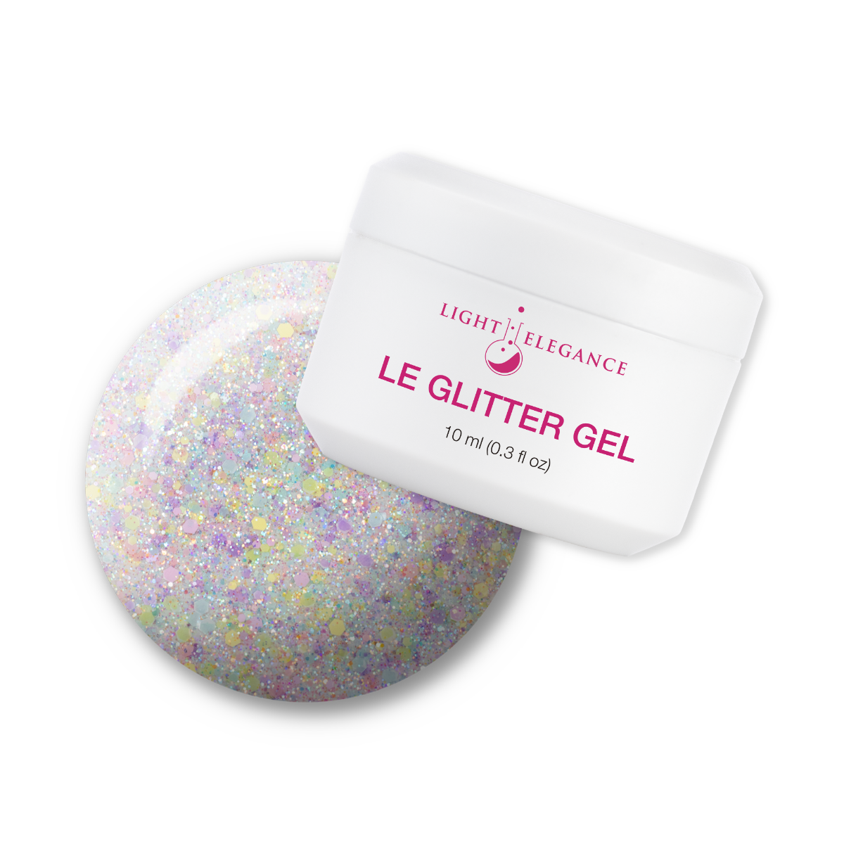 Light Elegance Glitter Gel - Don't Frame Me In :: New Packaging - Creata Beauty - Professional Beauty Products