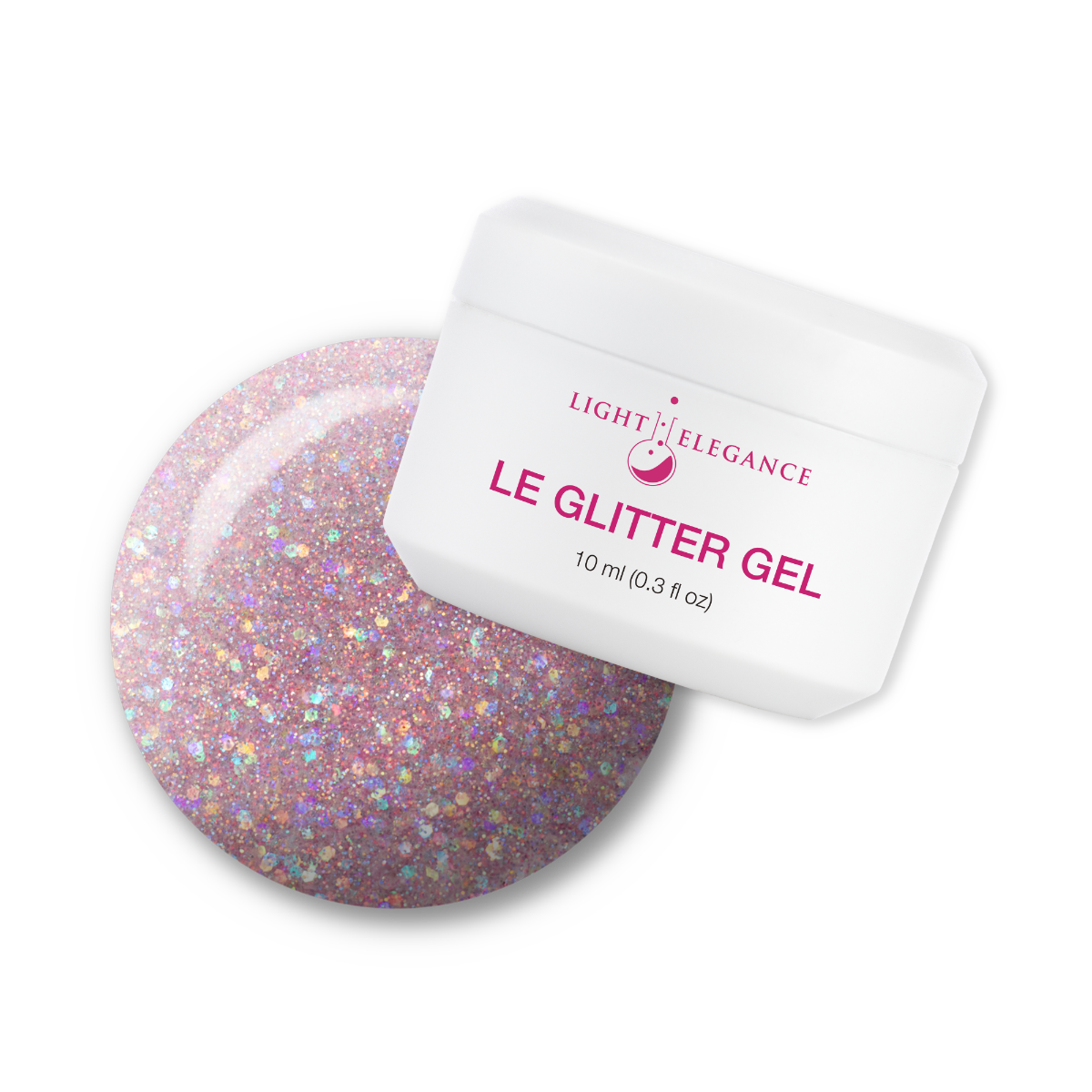 Light Elegance Glitter Gel - Free Spirit :: New Packaging - Creata Beauty - Professional Beauty Products