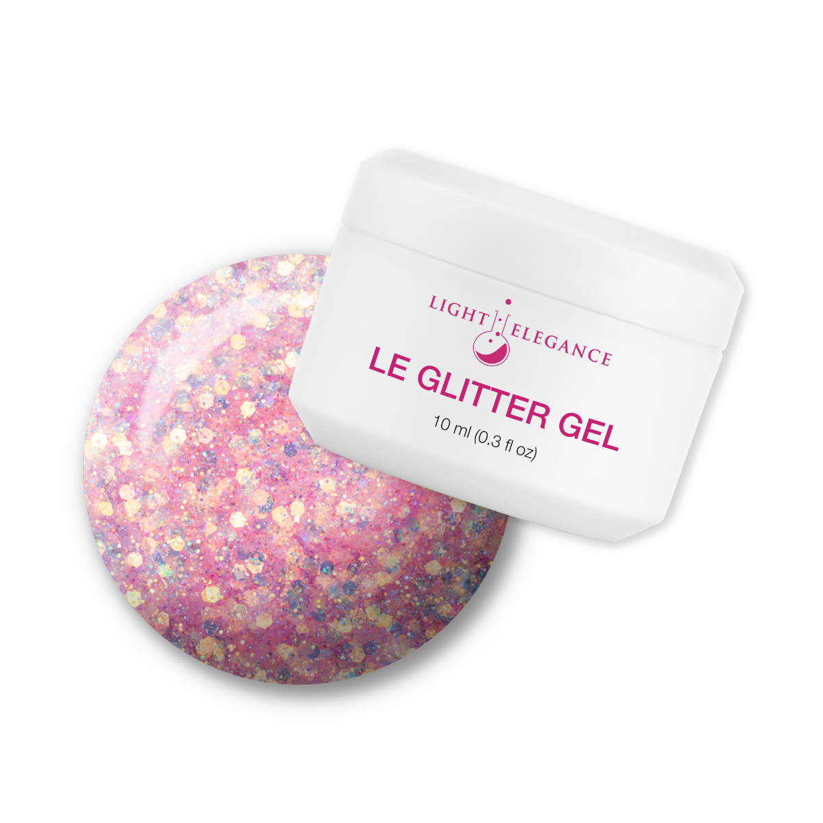 Light Elegance Glitter Gel - Grace Kelly :: New Packaging - Creata Beauty - Professional Beauty Products