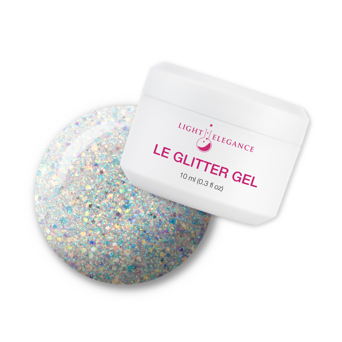Light Elegance Glitter Gel - Ice Cream, You Scream :: New Packaging - Creata Beauty - Professional Beauty Products
