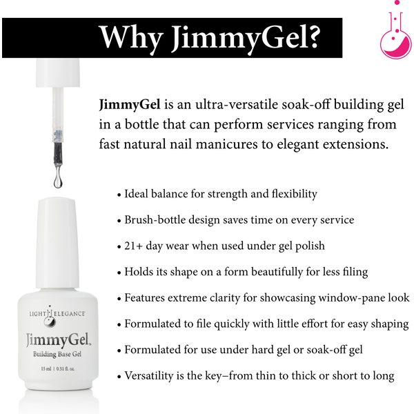 Light Elegance JimmyGel - Clear - Creata Beauty - Professional Beauty Products